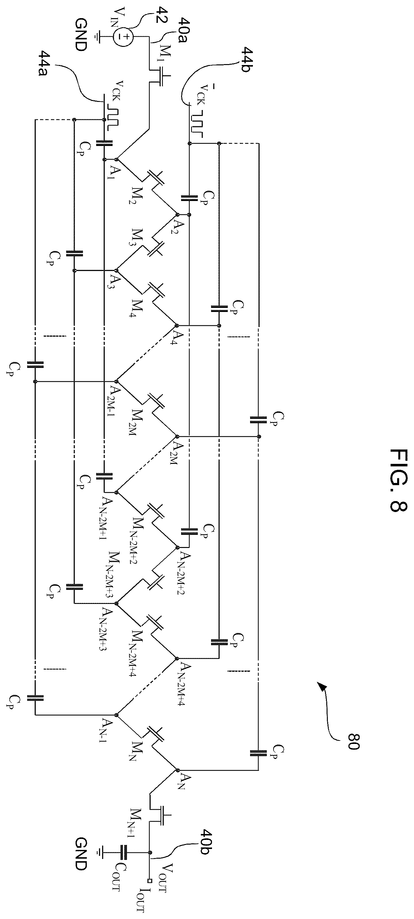 Patent US12368376 Figure 6 – Voltage multiple circuit