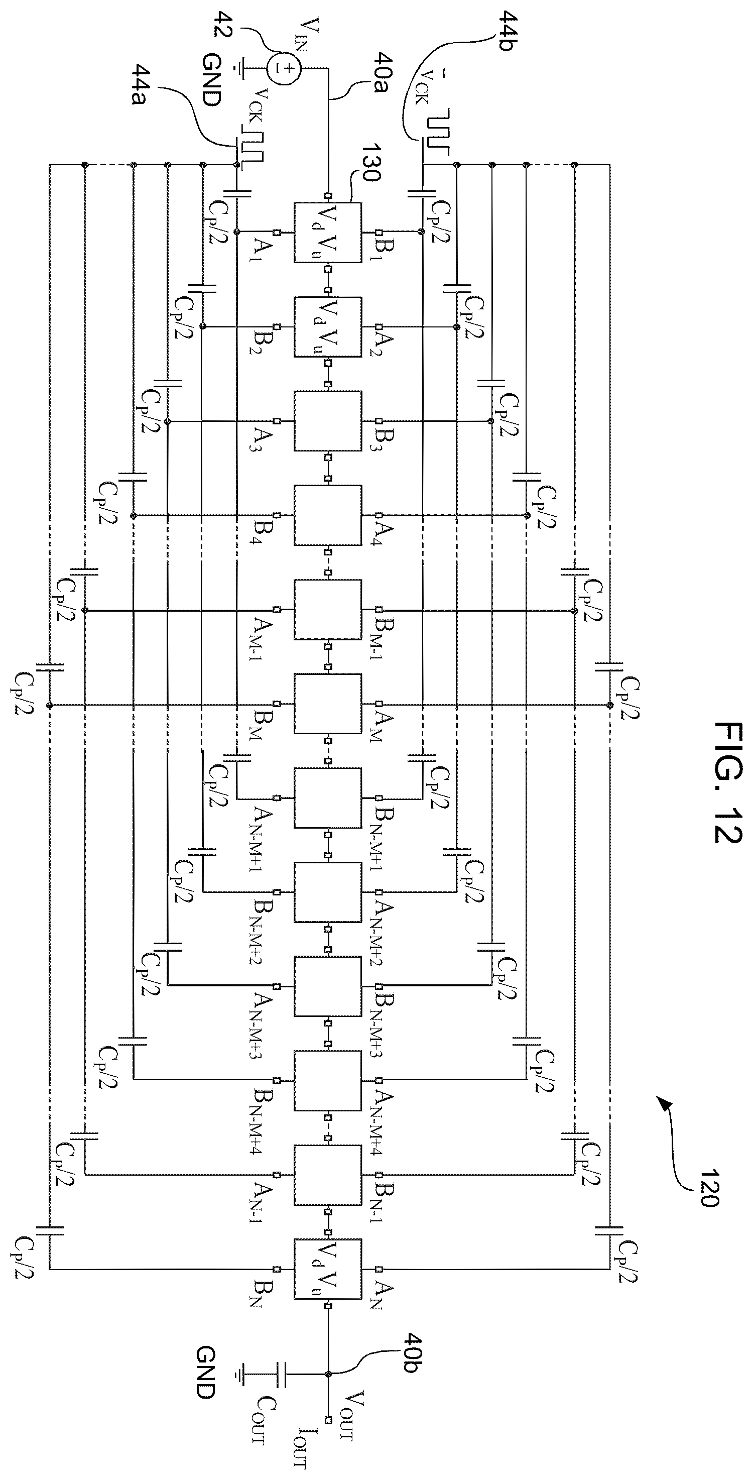 Patent US12368376 Figure 9 – Voltage multiple circuit