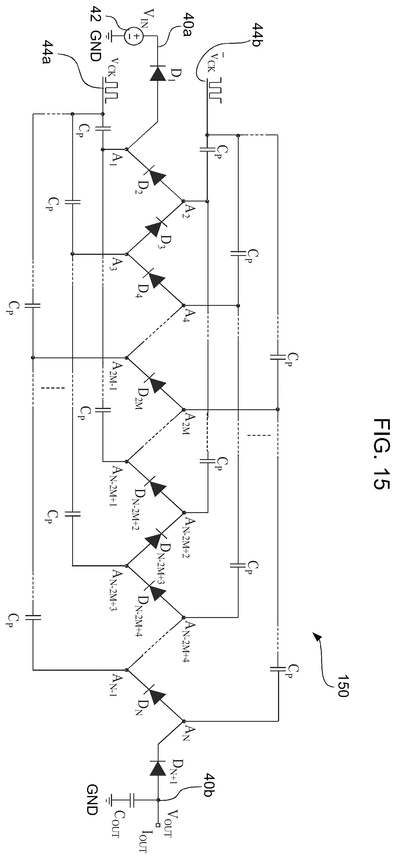 Patent US12368376 Figure 11 – Voltage multiple circuit