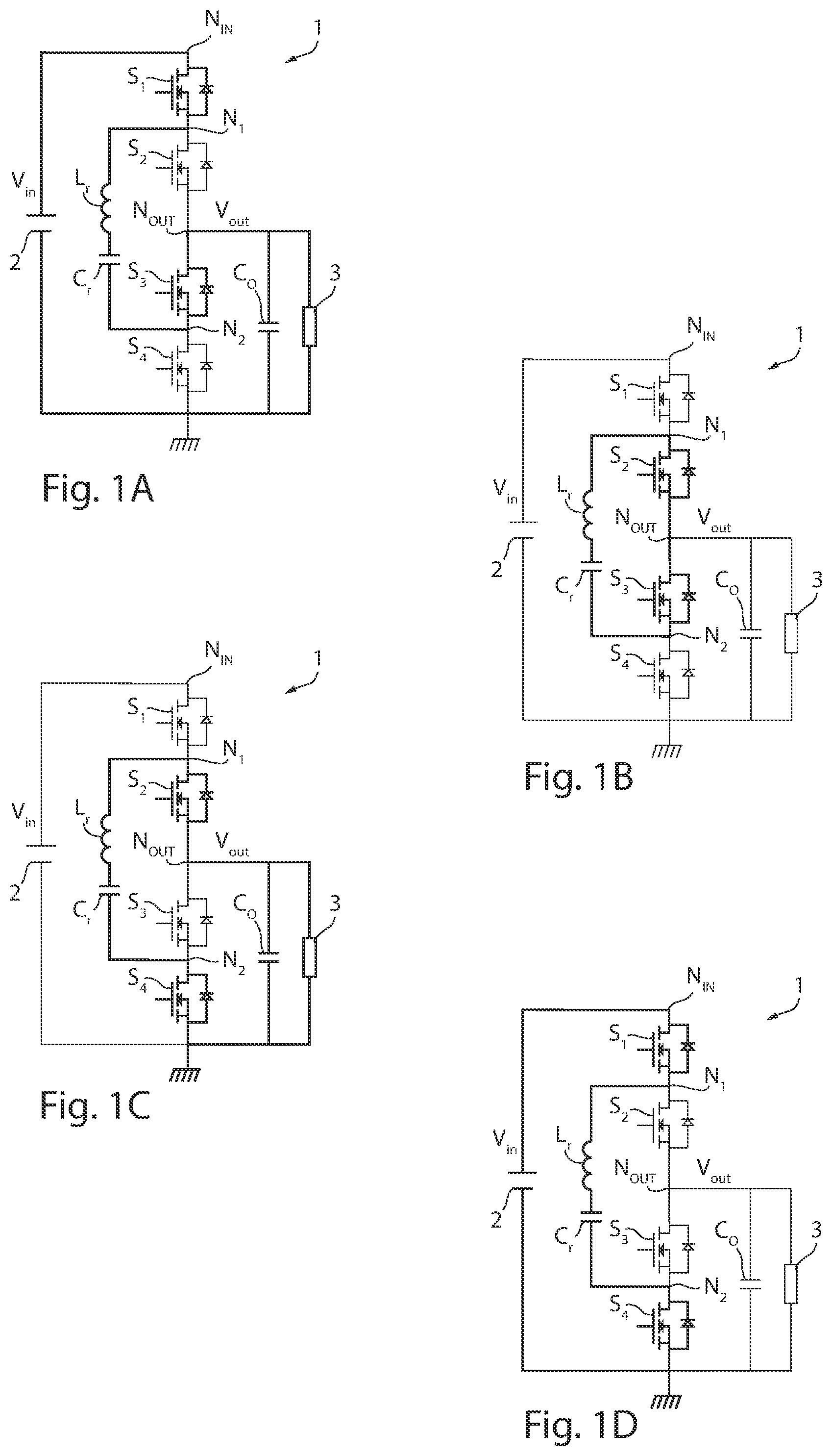 Patent US12368379 Figure 1 – Control module for a resonant switched-capacitor converter and method for controlling a resonant switched-capacitor converter