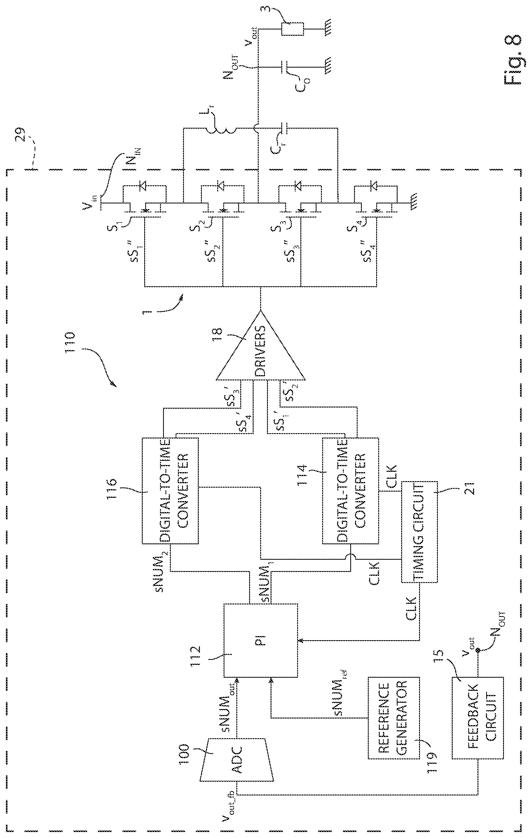 Patent US12368379 Figure 6 – Control module for a resonant switched-capacitor converter and method for controlling a resonant switched-capacitor converter