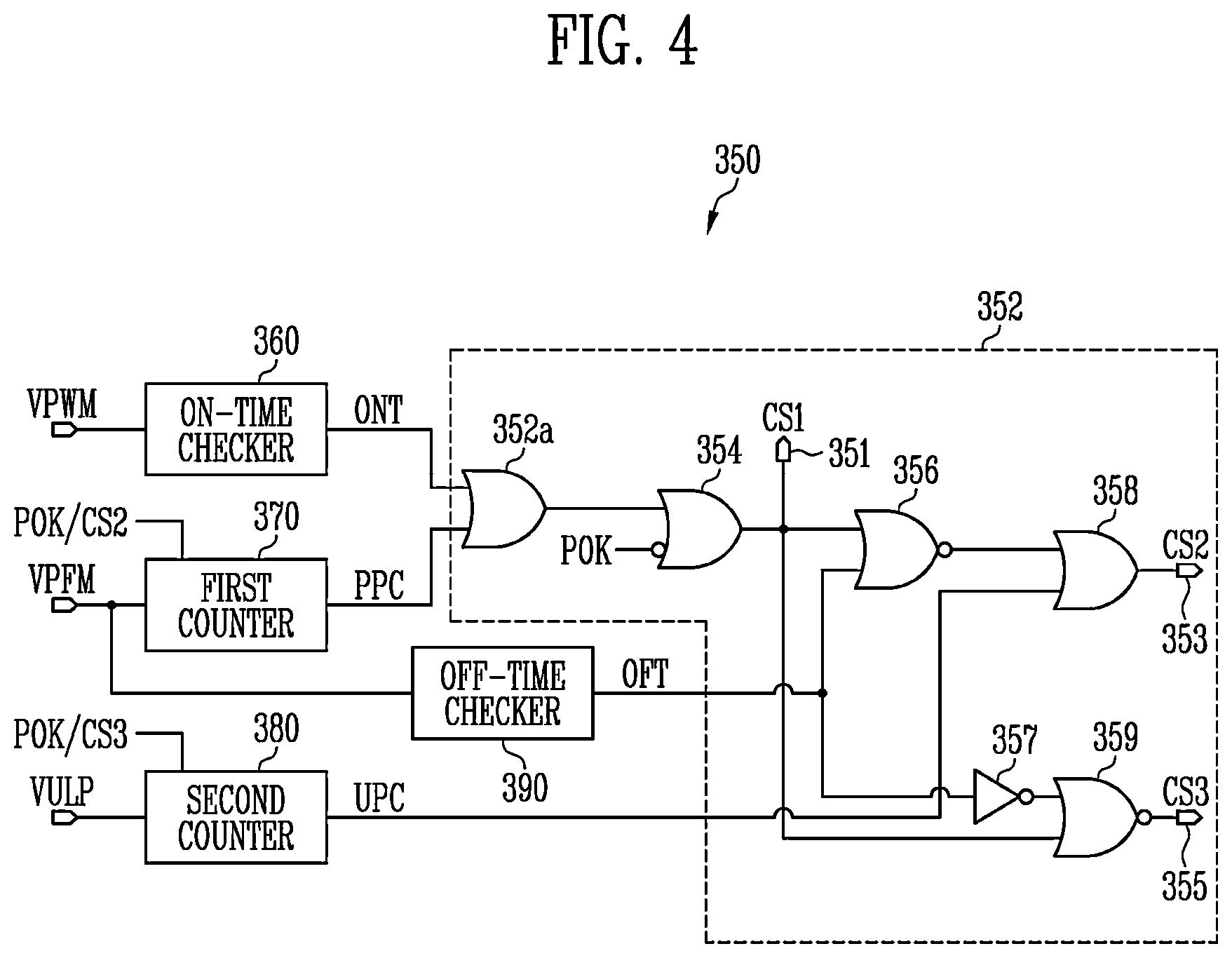 Patent US12368380 Figure 4 – DC-DC converter and display device including the same
