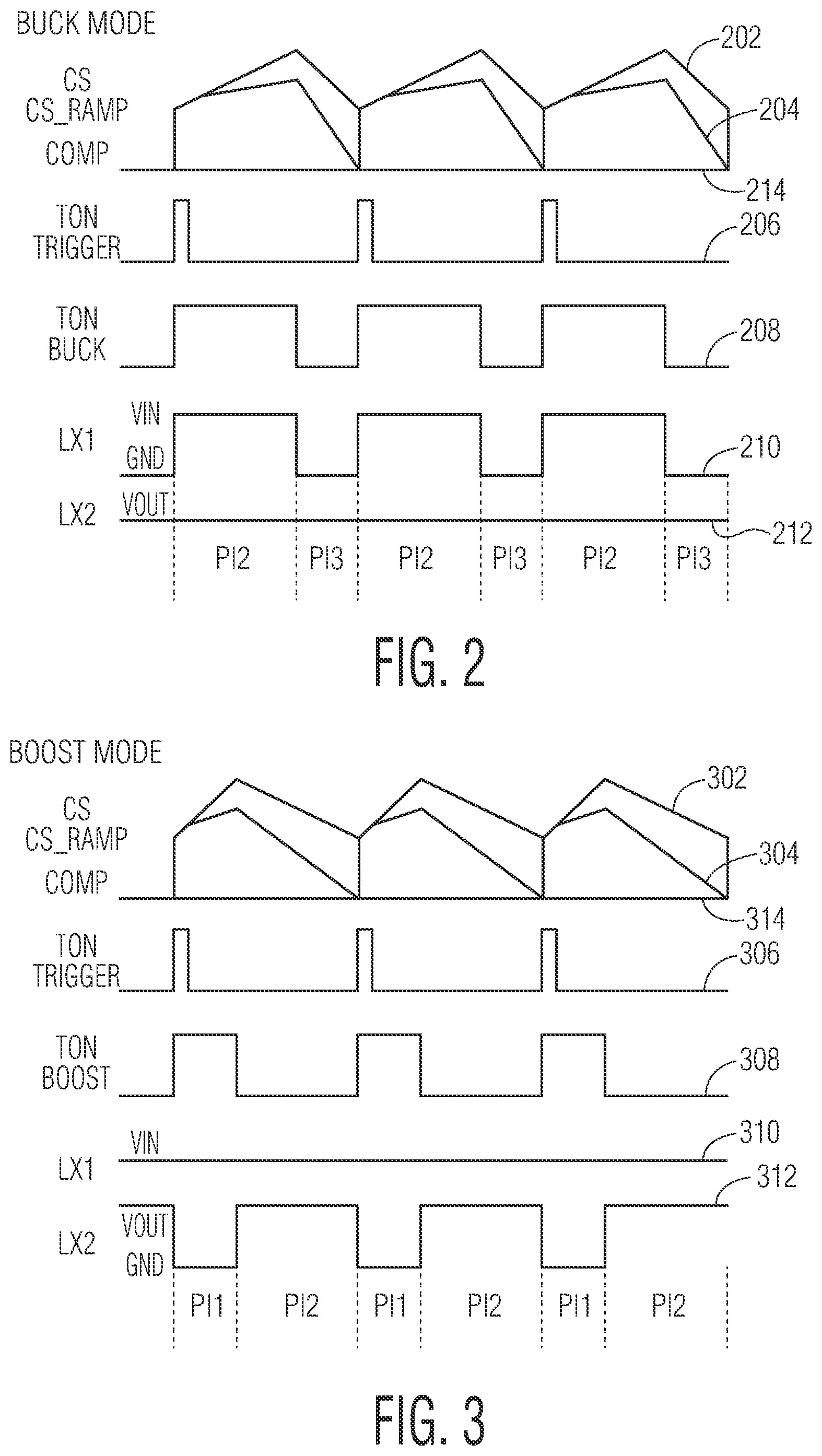 Patent US12368381 Figure 2 – Auto mode change in buck-boost converter