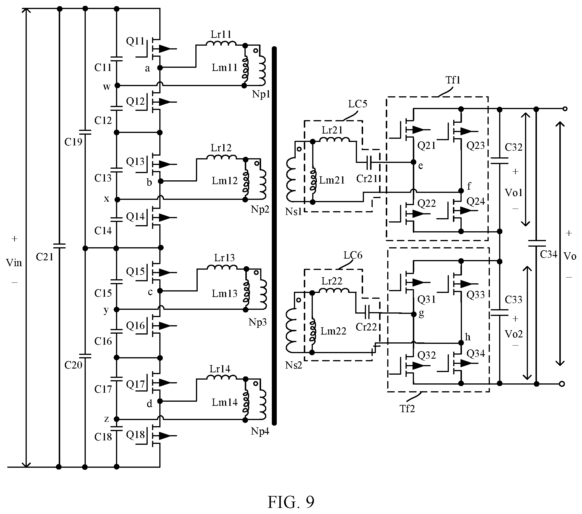 Patent US12368384 Figure 8 – Power supply conversion circuit and electronic device