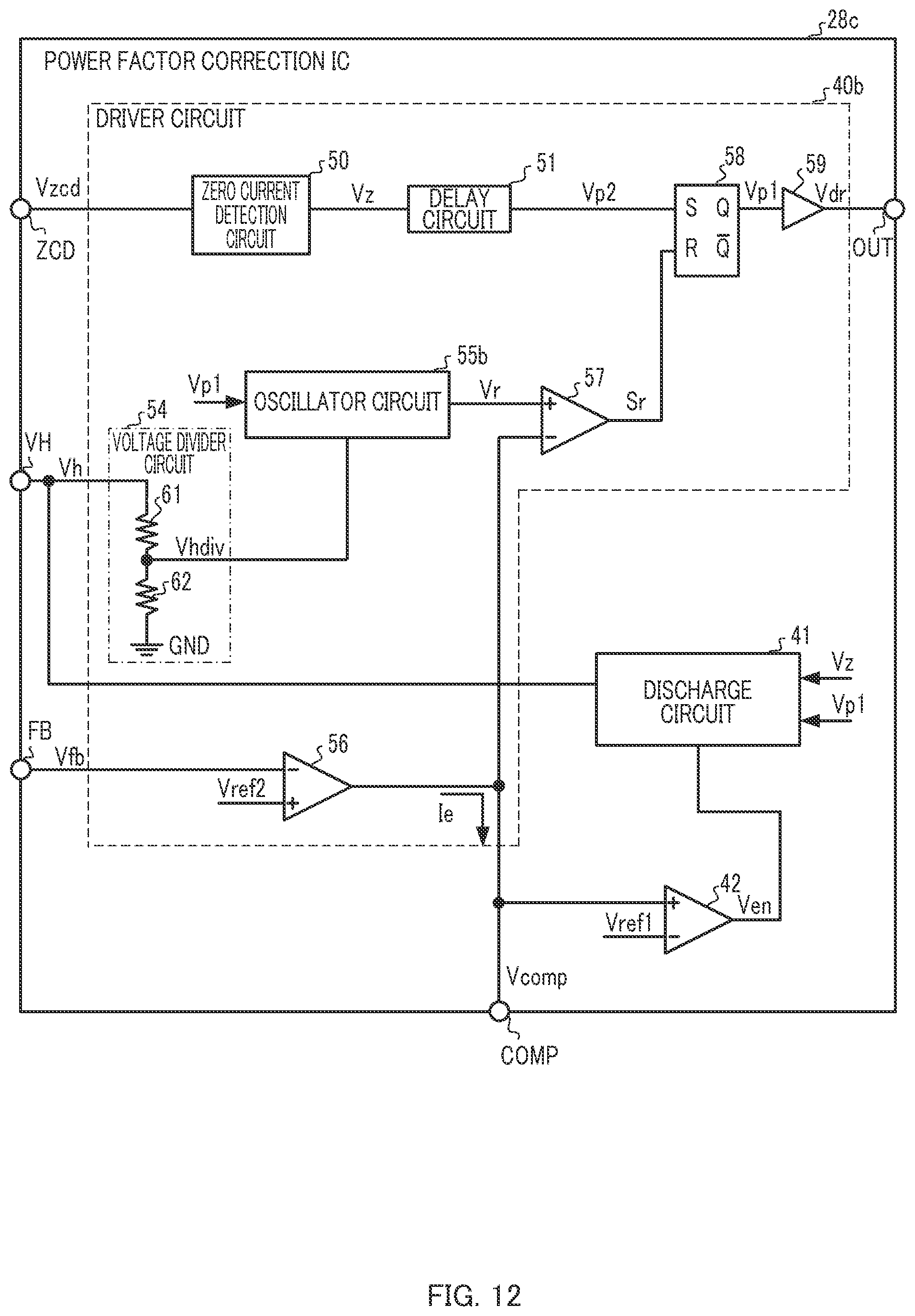 Patent US12368389 Figure 12 – Integrated circuit and power supply circuit
