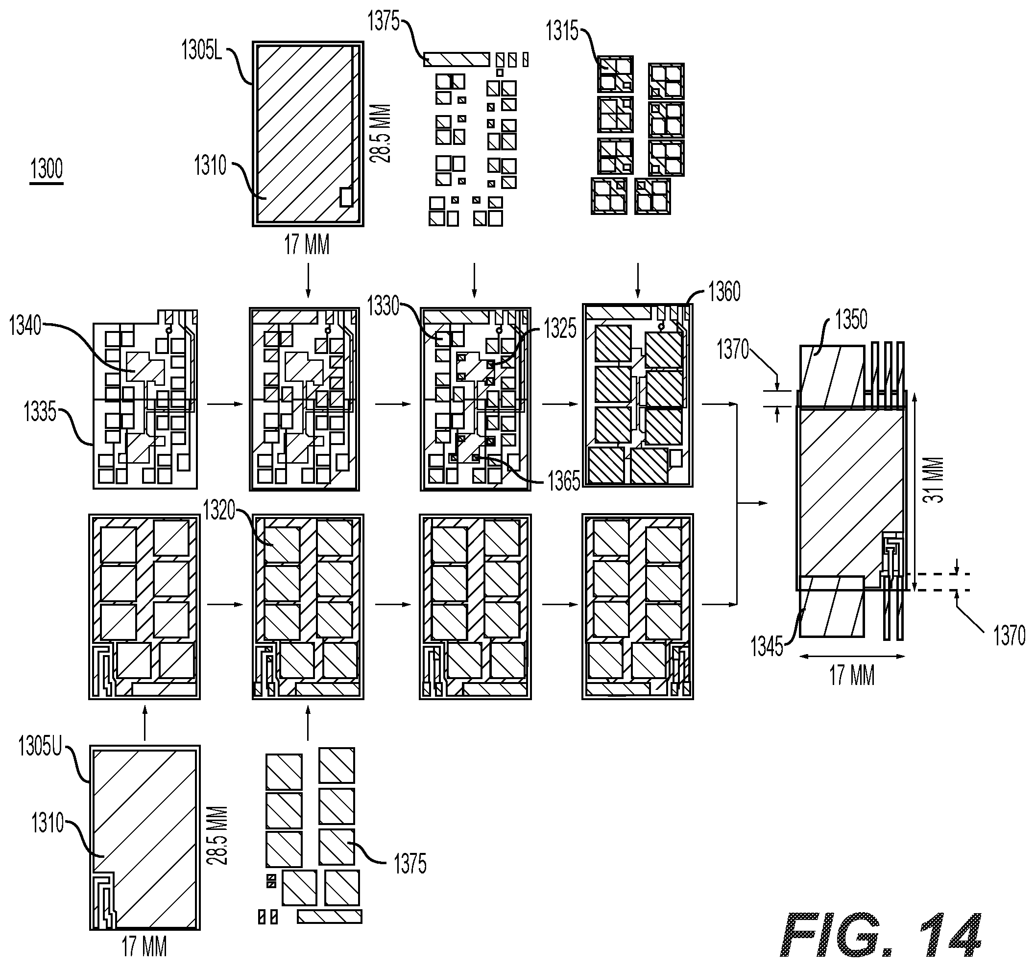 Patent US12368391 Figure 14 – Systems and methods for power module for inverter for electric vehicle
