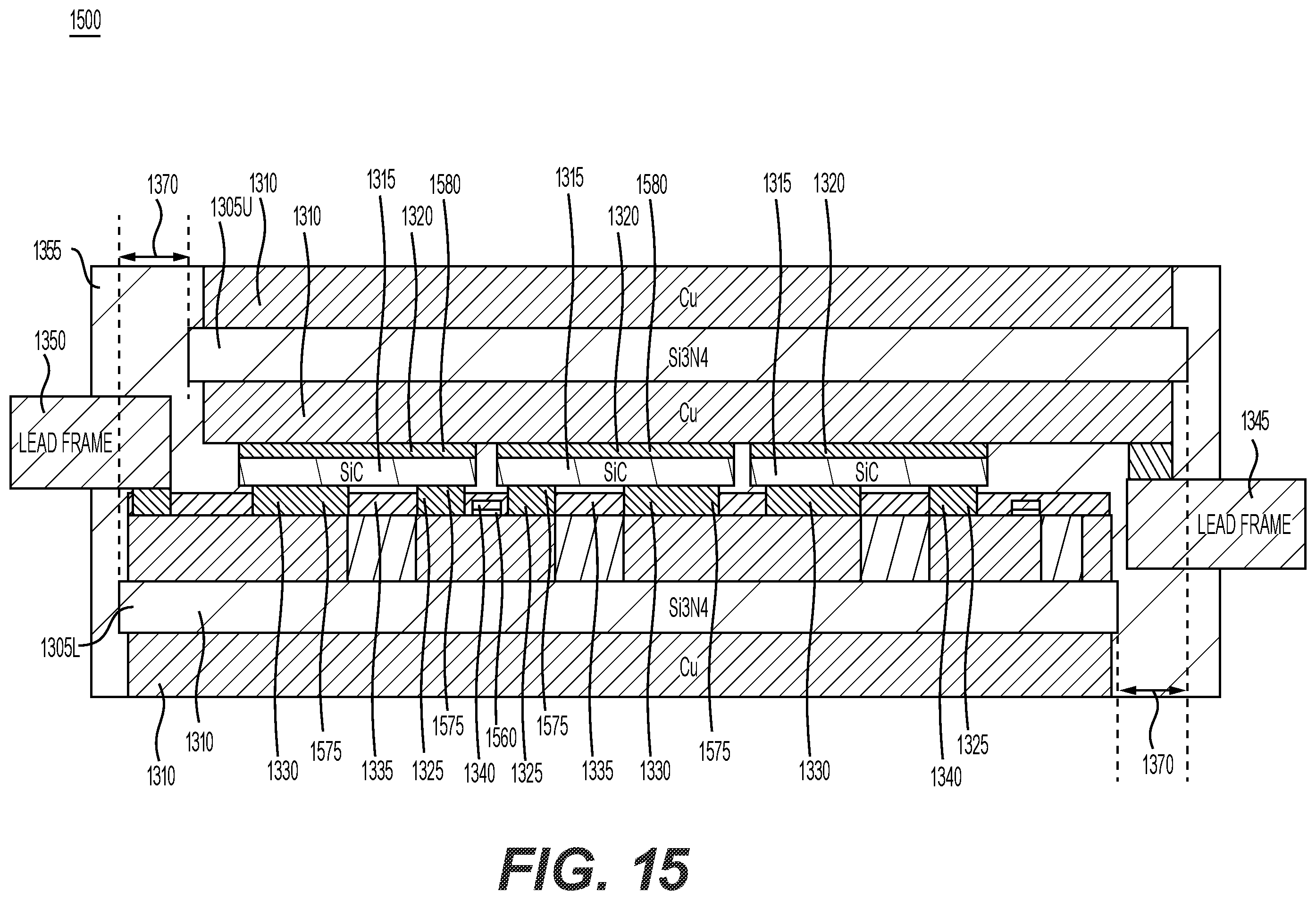 Patent US12368391 Figure 15 – Systems and methods for power module for inverter for electric vehicle