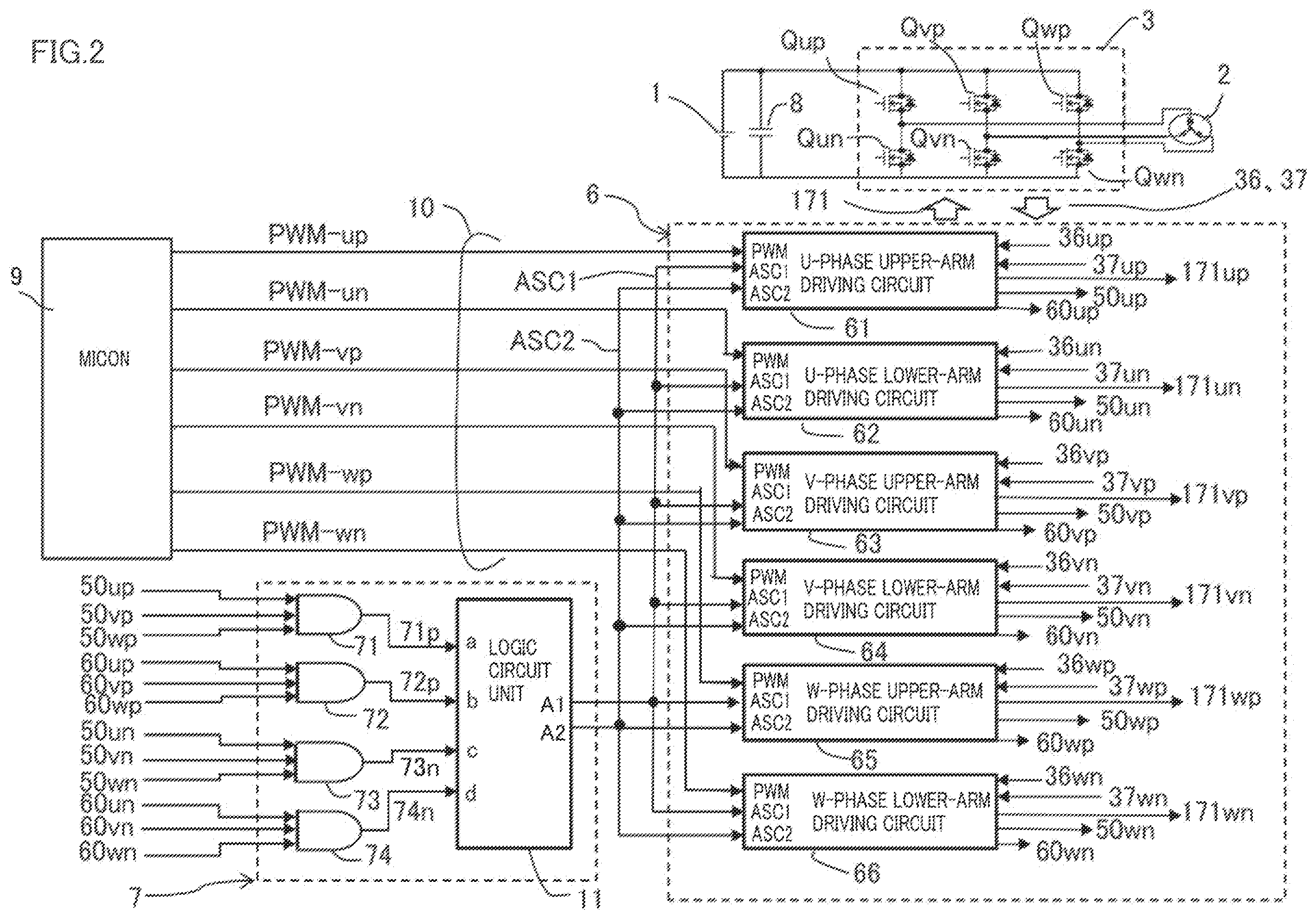 Patent US12368392 Figure 2 – Electric-power conversion apparatus