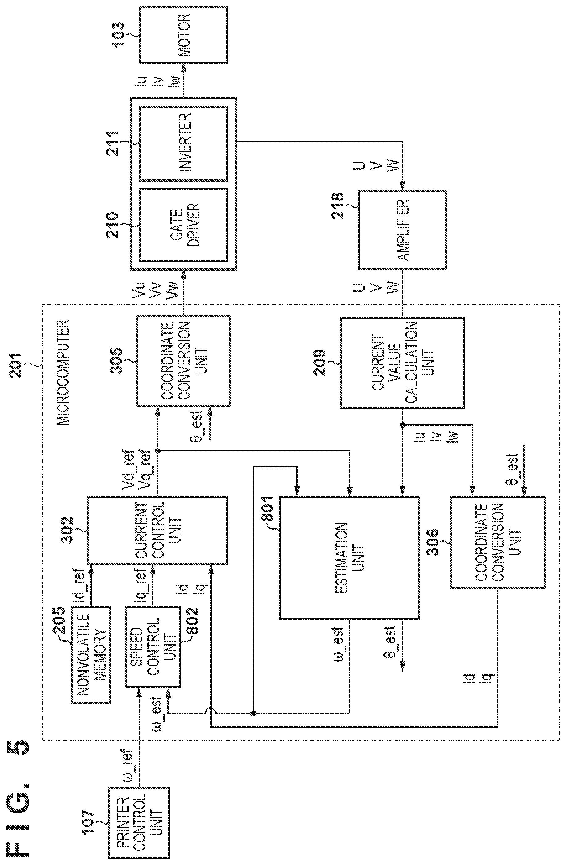 Patent US12368398 Figure 5 – Motor control apparatus and image forming apparatus