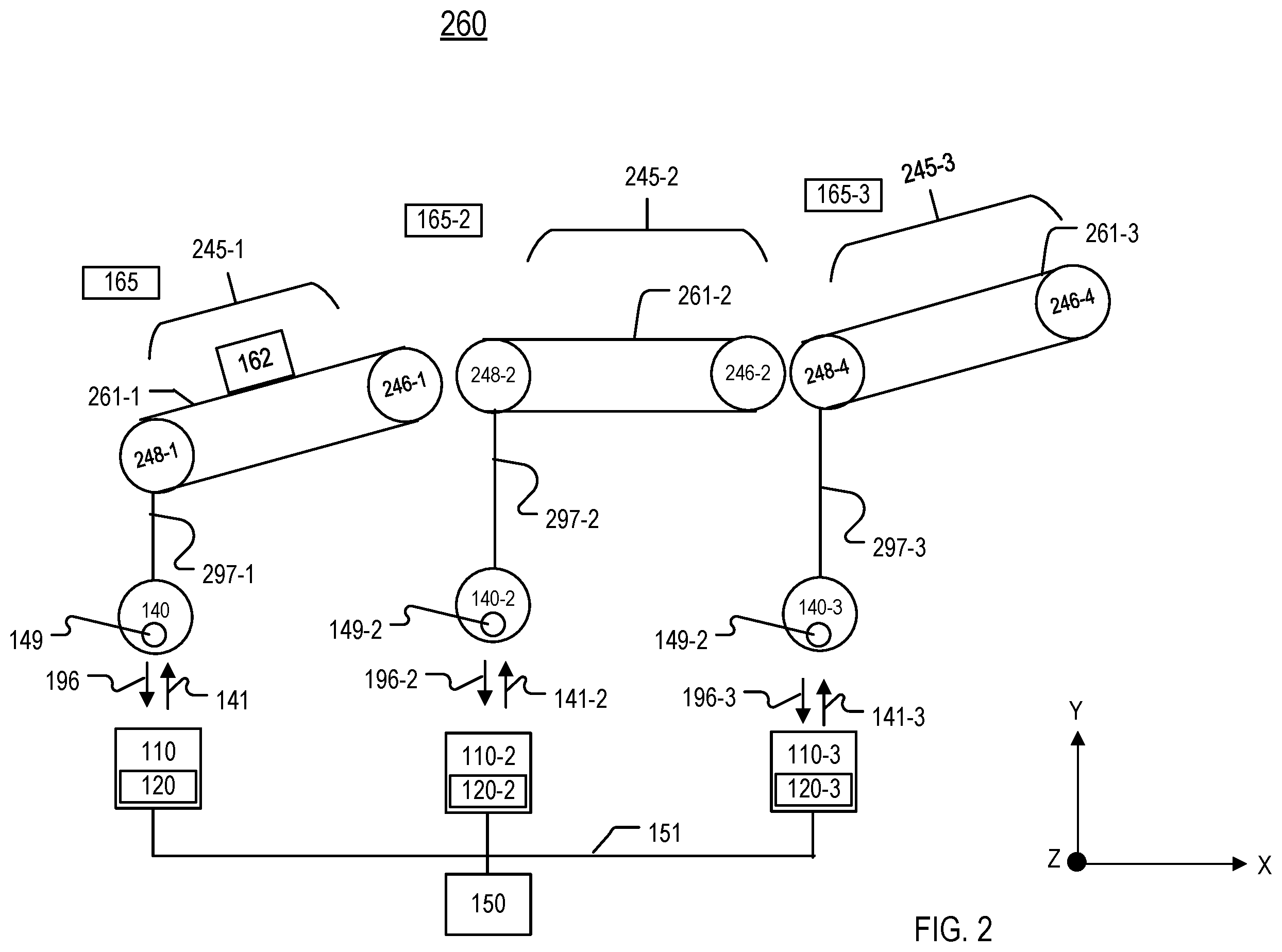 Patent US12368402 Figure 3 – Position hold control for a conveying process