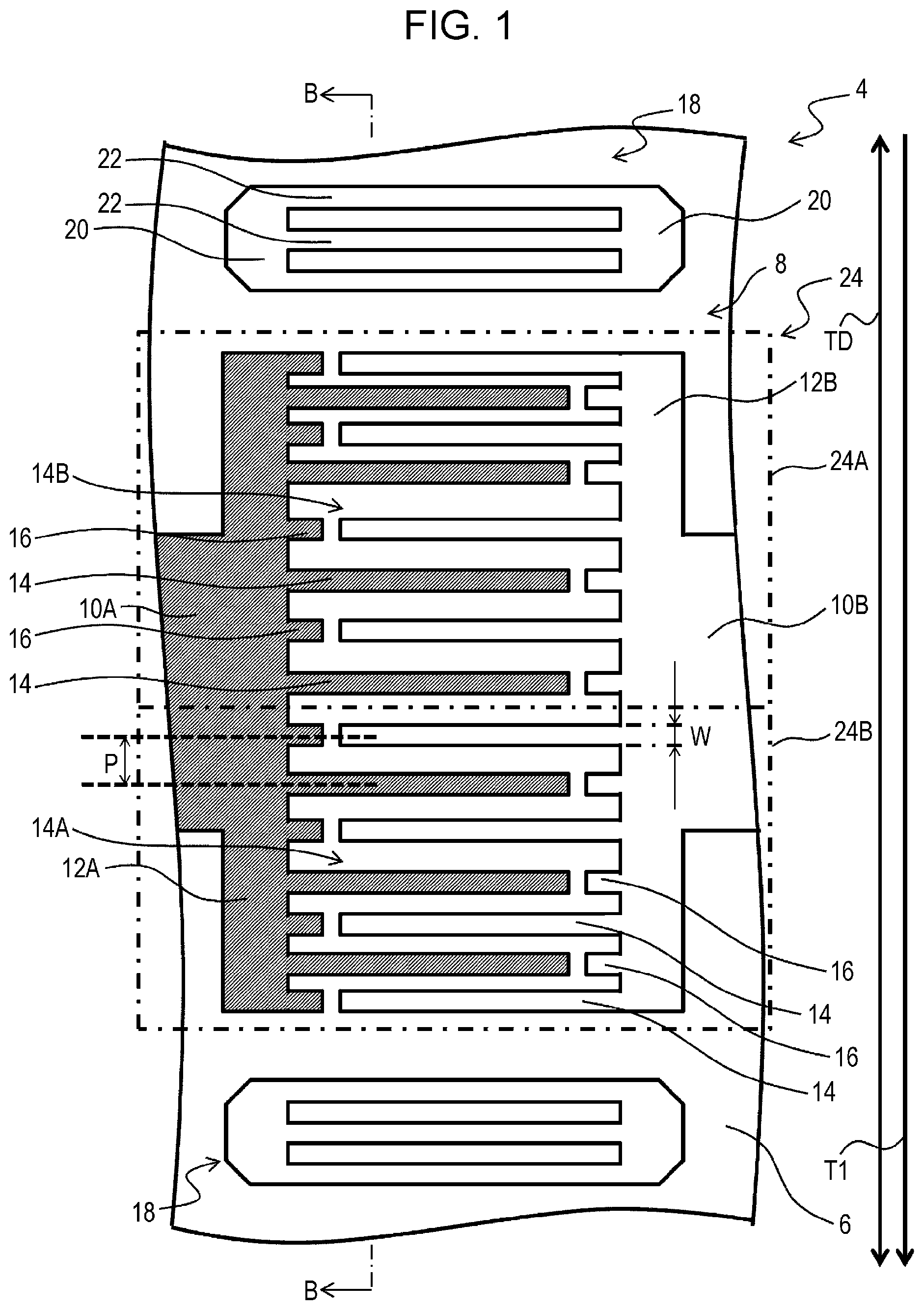 Patent US12368432 Figure 1 – Elastic wave resonator, elastic wave filter, demultiplexer, and communication device