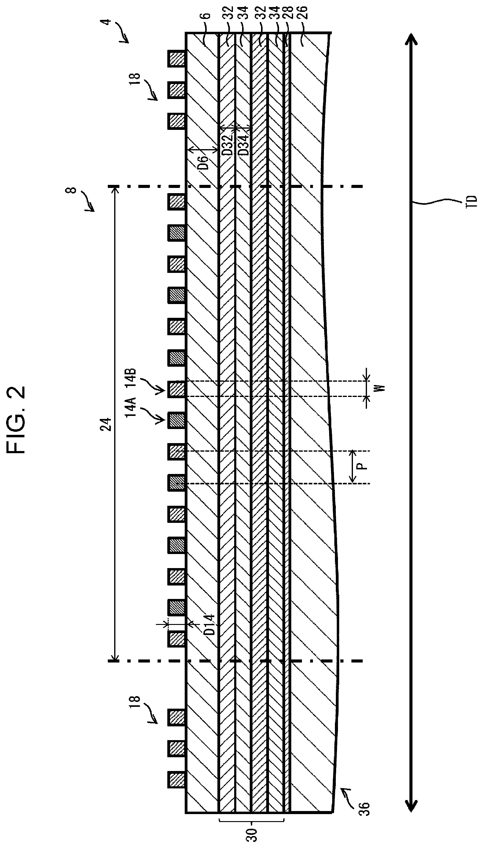 Patent US12368432 Figure 2 – Elastic wave resonator, elastic wave filter, demultiplexer, and communication device