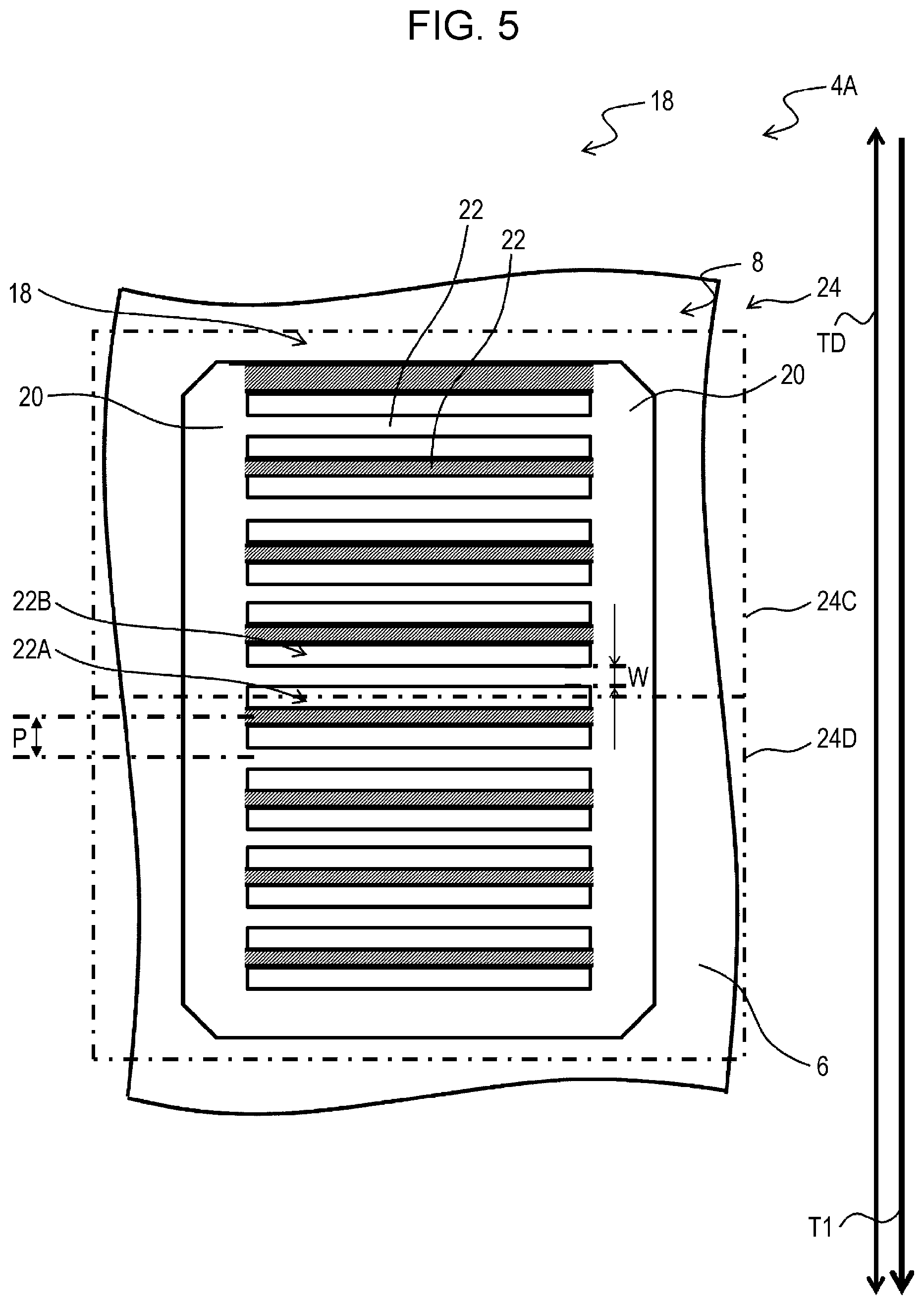 Patent US12368432 Figure 5 – Elastic wave resonator, elastic wave filter, demultiplexer, and communication device
