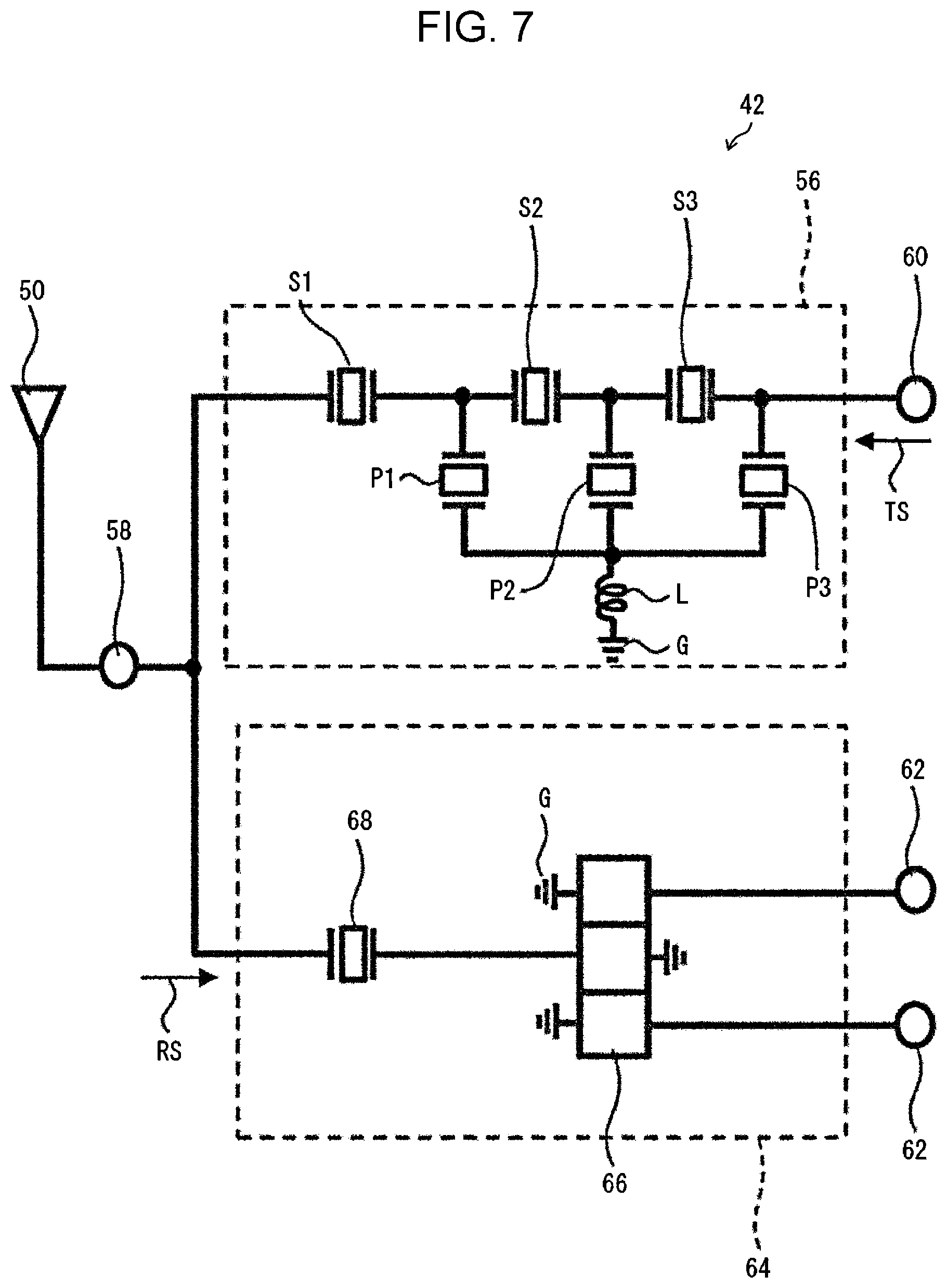 Patent US12368432 Figure 7 – Elastic wave resonator, elastic wave filter, demultiplexer, and communication device