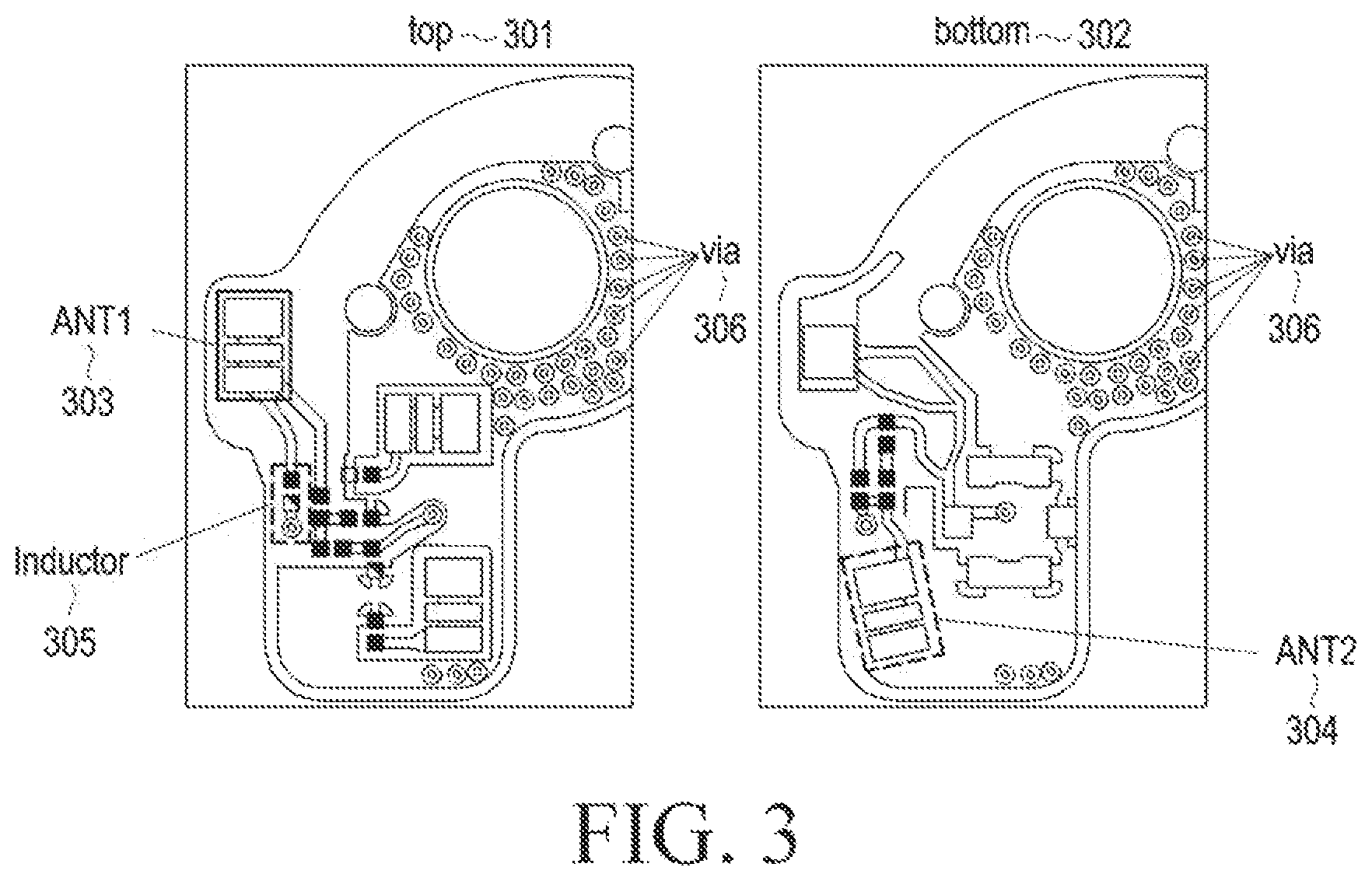 Patent US12368464 Figure 4 – Electronic device including grip sensor and antenna