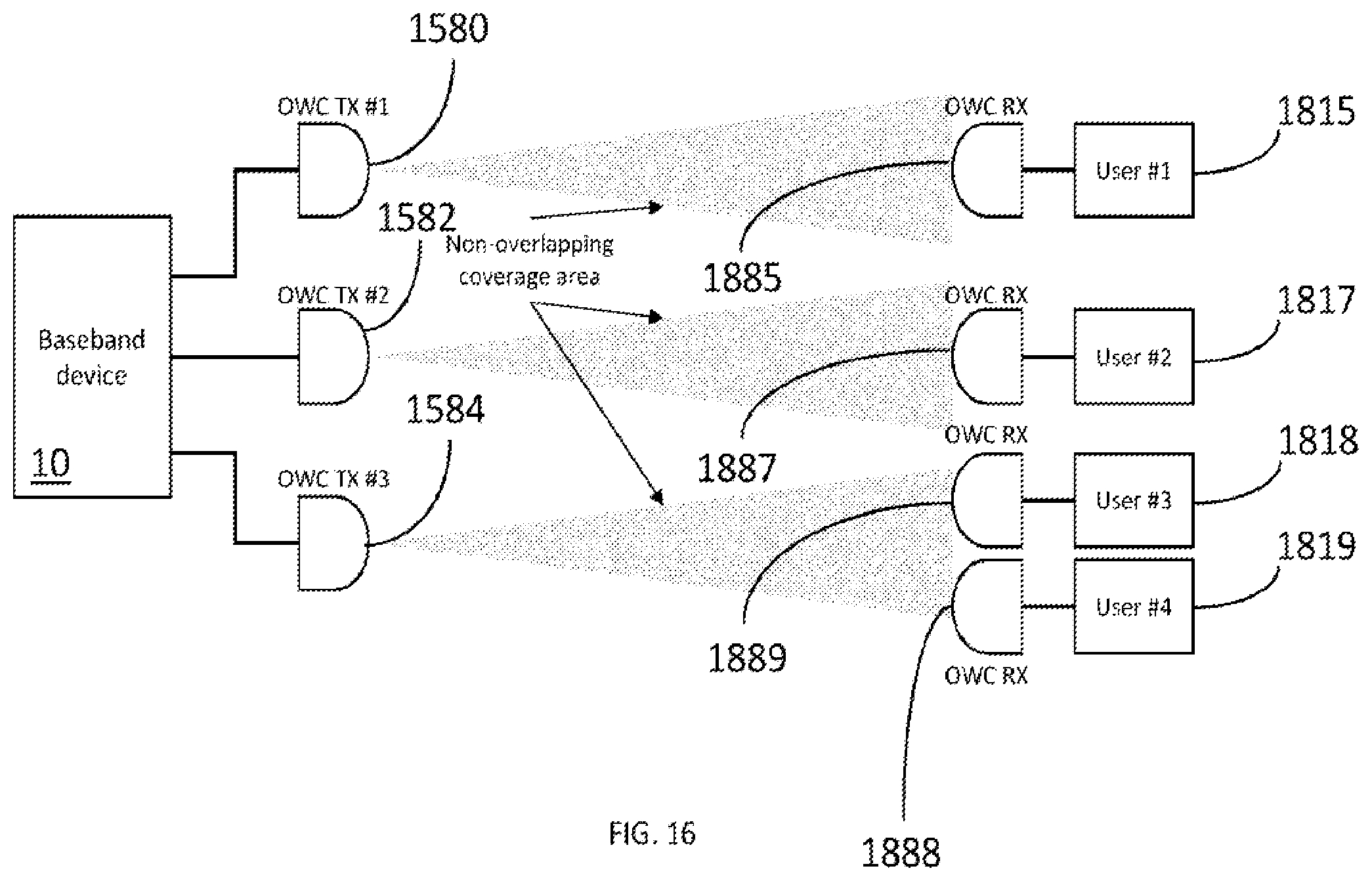 Patent US12368509 Figure 19 – Optical wireless communication system and method