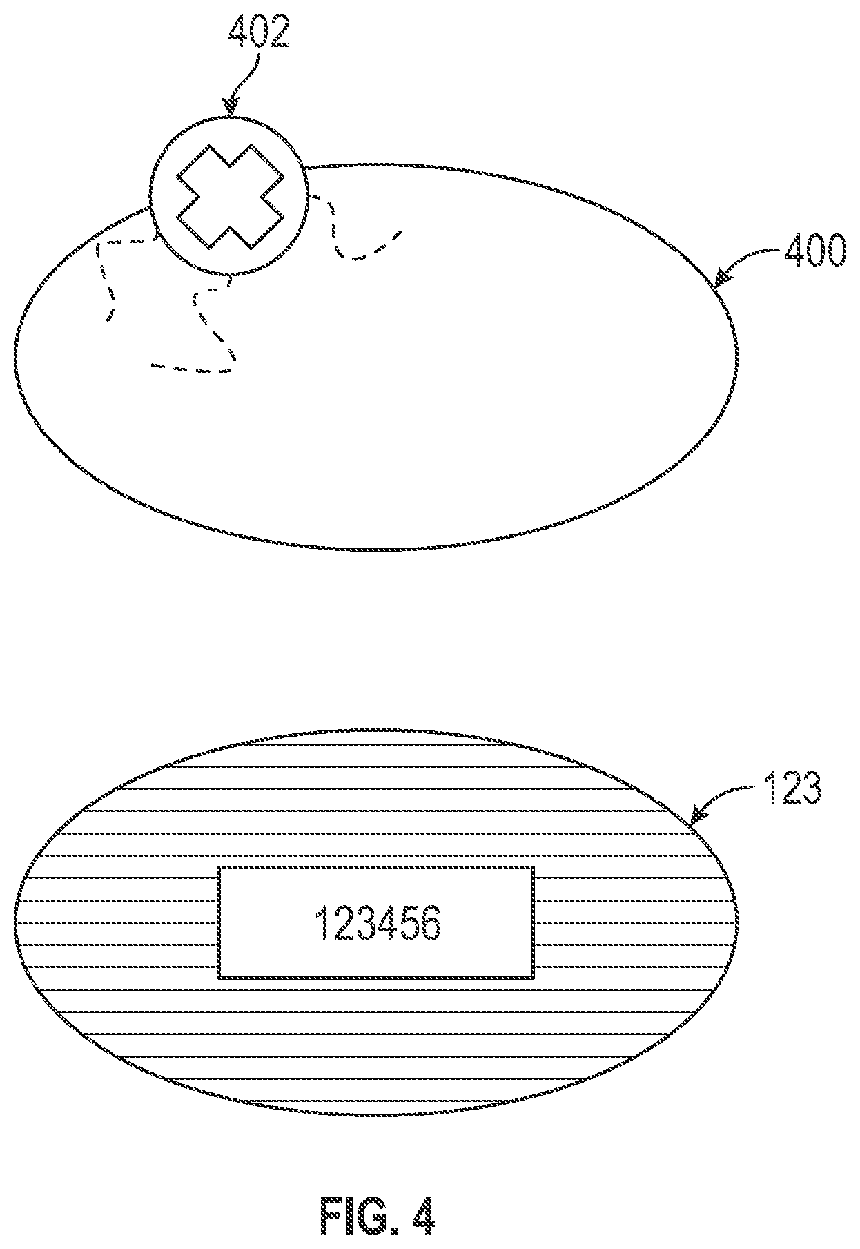 Patent US12368585 Figure 4 – System and method for internal etching of transparent materials with information pertaining to a blockchain
