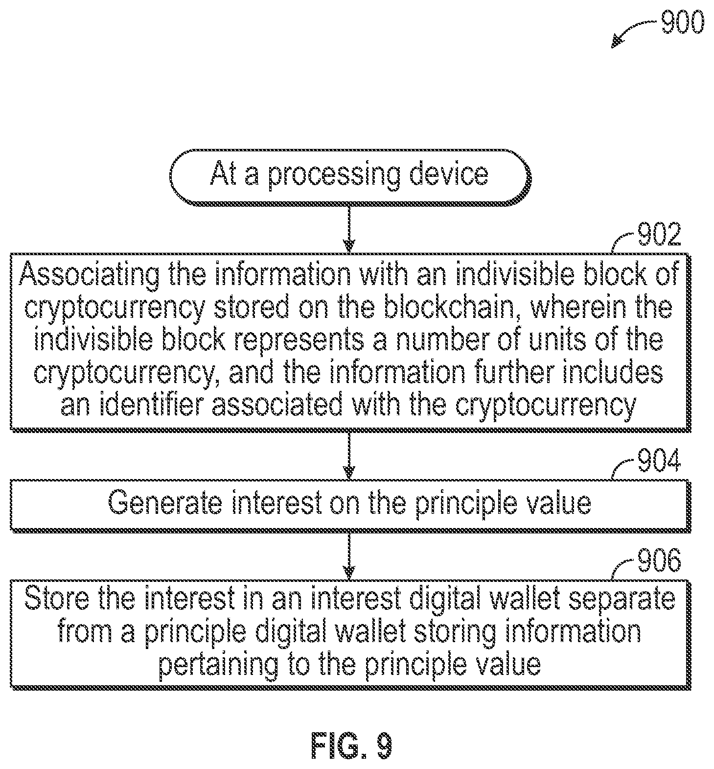 Patent US12368585 Figure 9 – System and method for internal etching of transparent materials with information pertaining to a blockchain