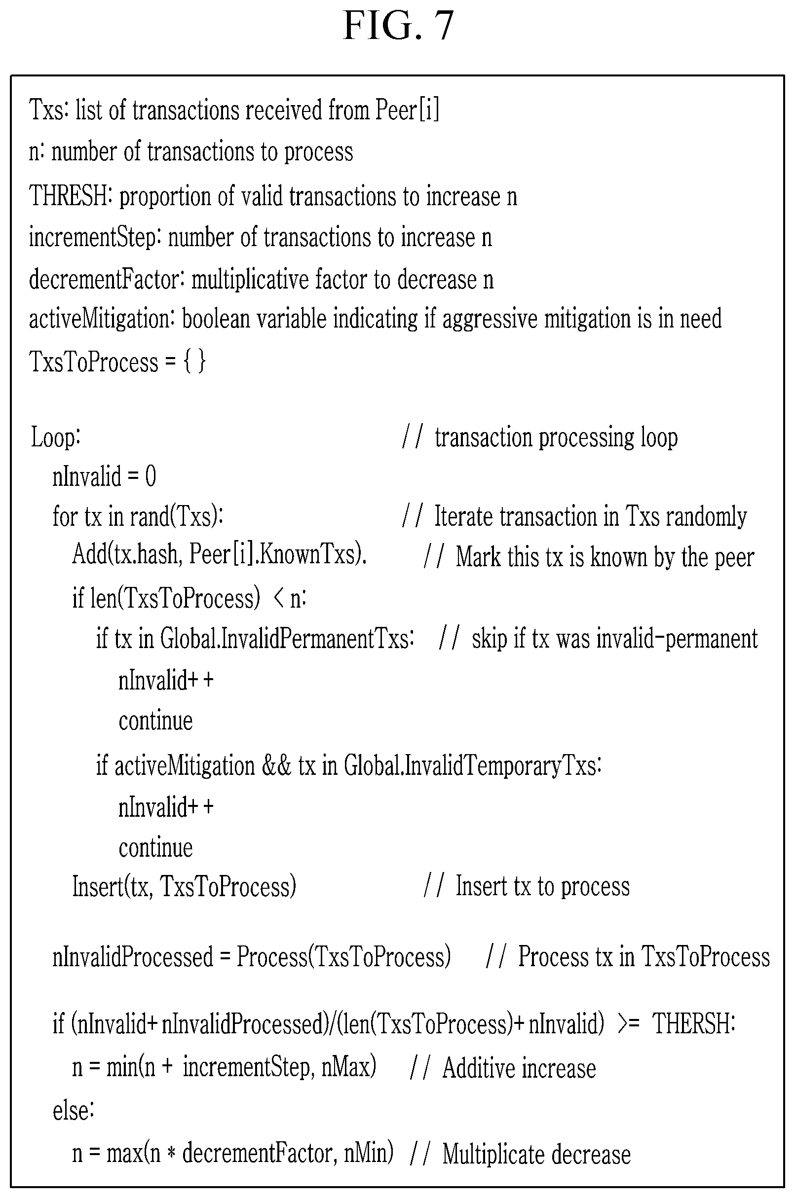 Patent US12368595 Figure 7 – Method and apparatus for verifying validity of transactions and blocks