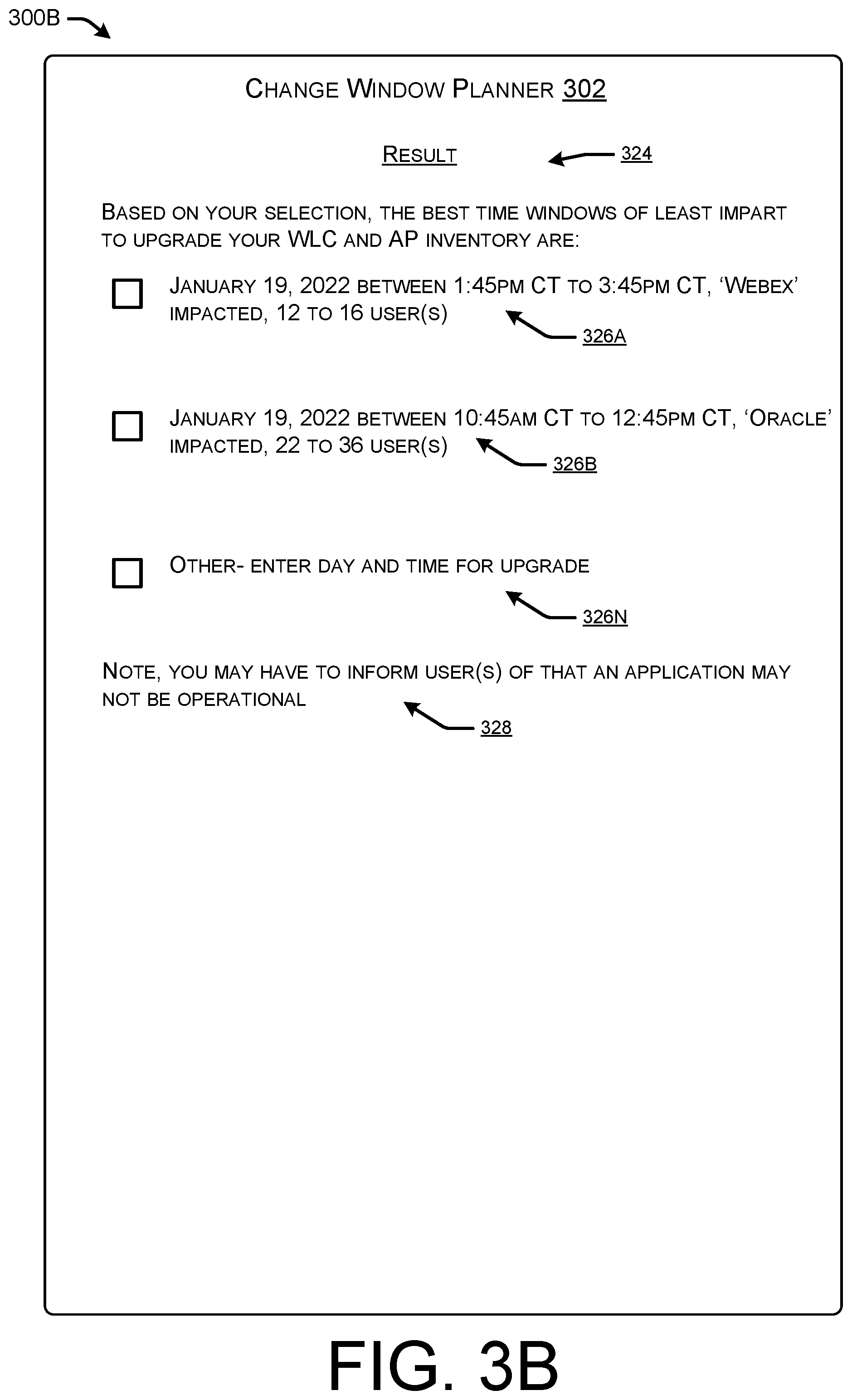 Patent US12368640 Figure 4 – Intelligent change window planner