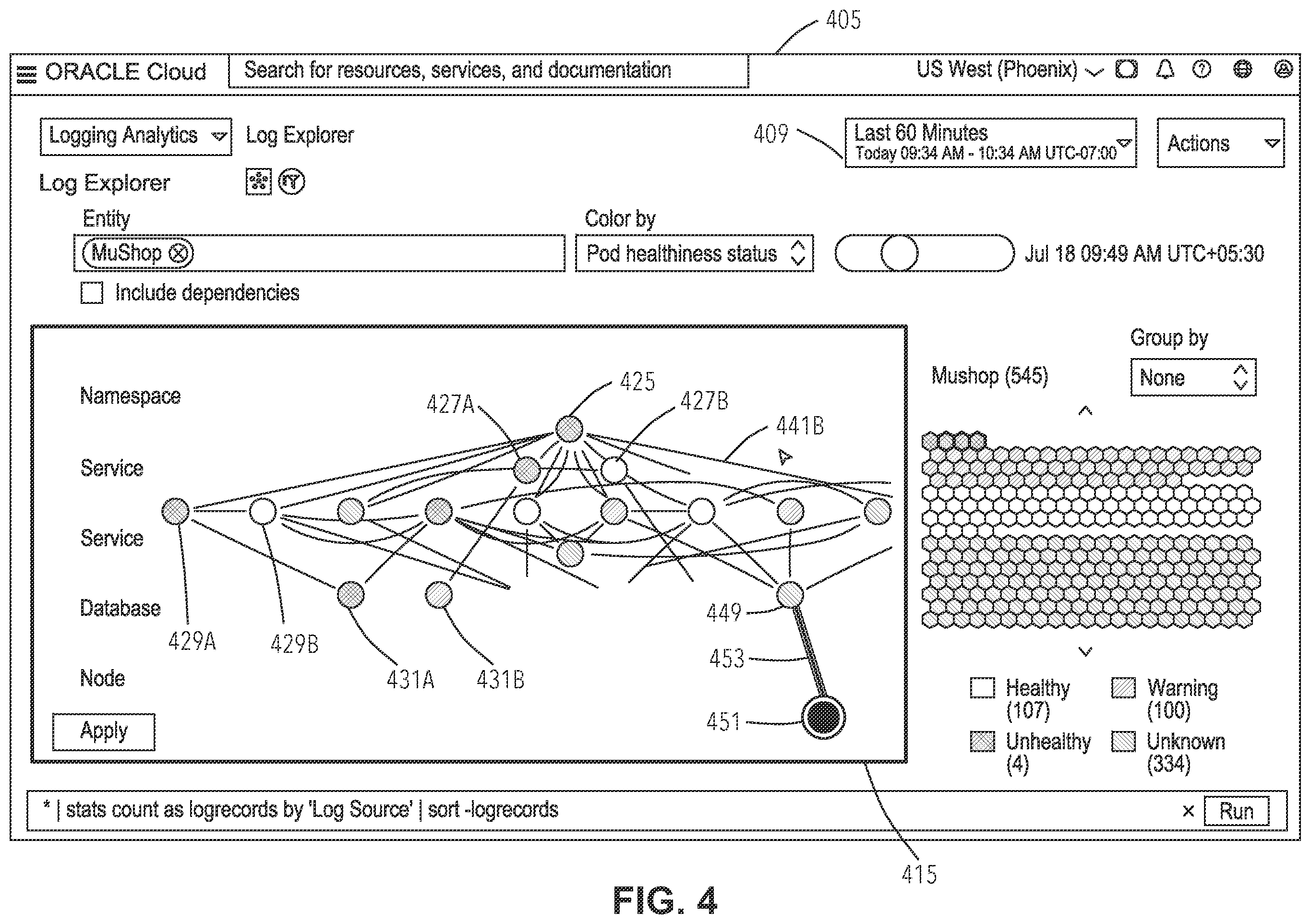 Patent US12368645 Figure 5 – Predictive analytics for network topology changes