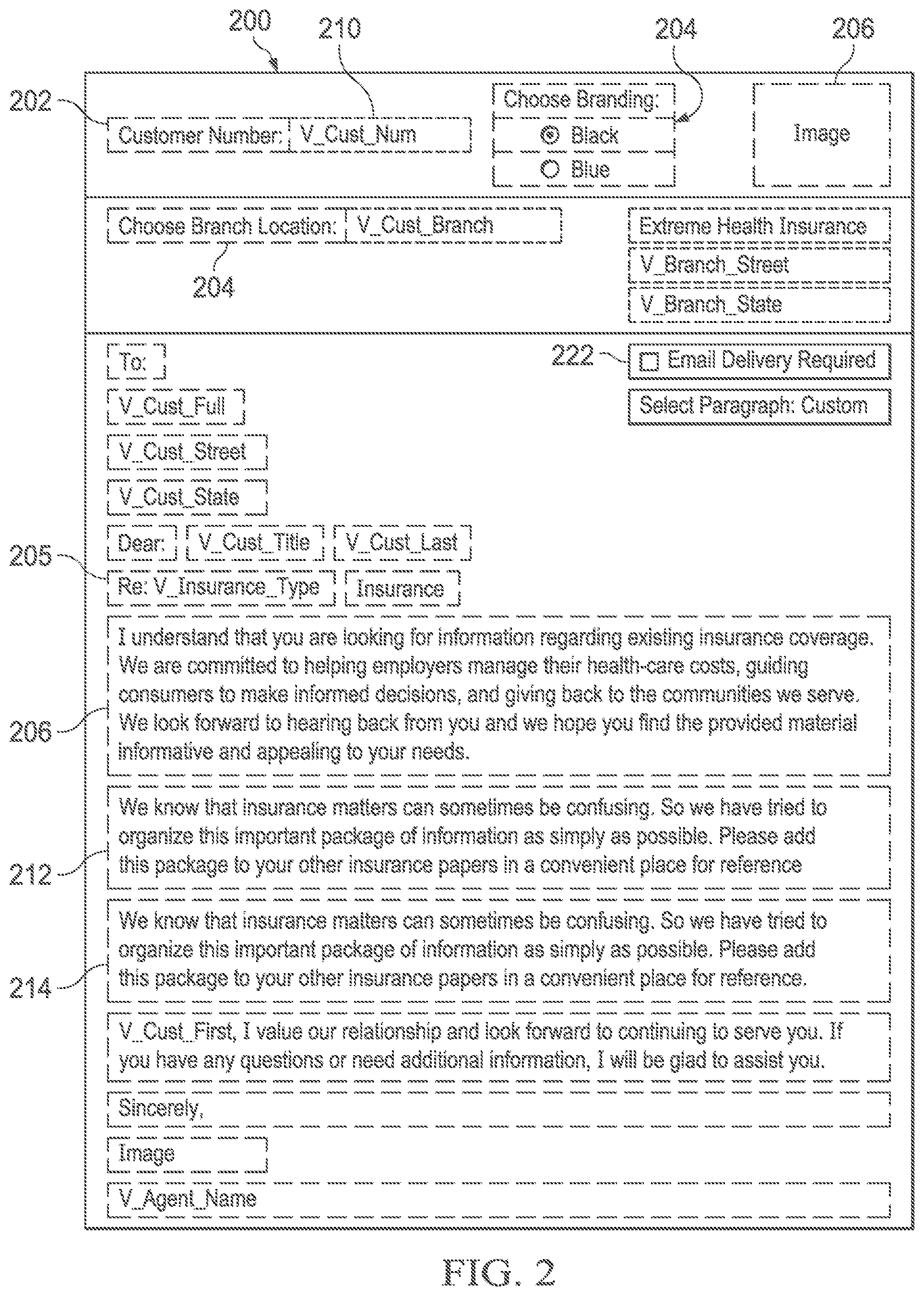 Patent US12368687 Figure 2 – Conversation-enabled document system and method