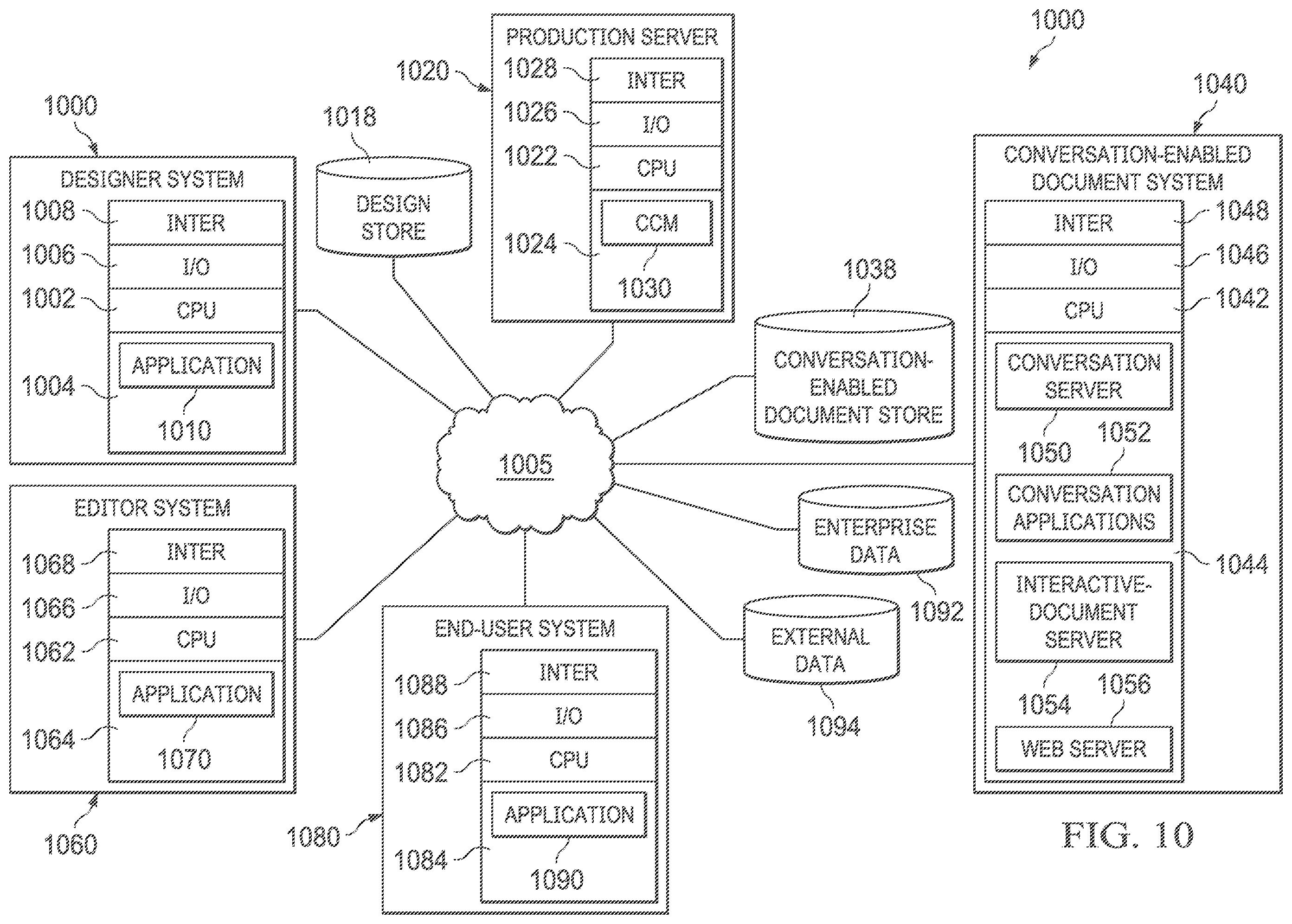 Patent US12368687 Figure 12 – Conversation-enabled document system and method