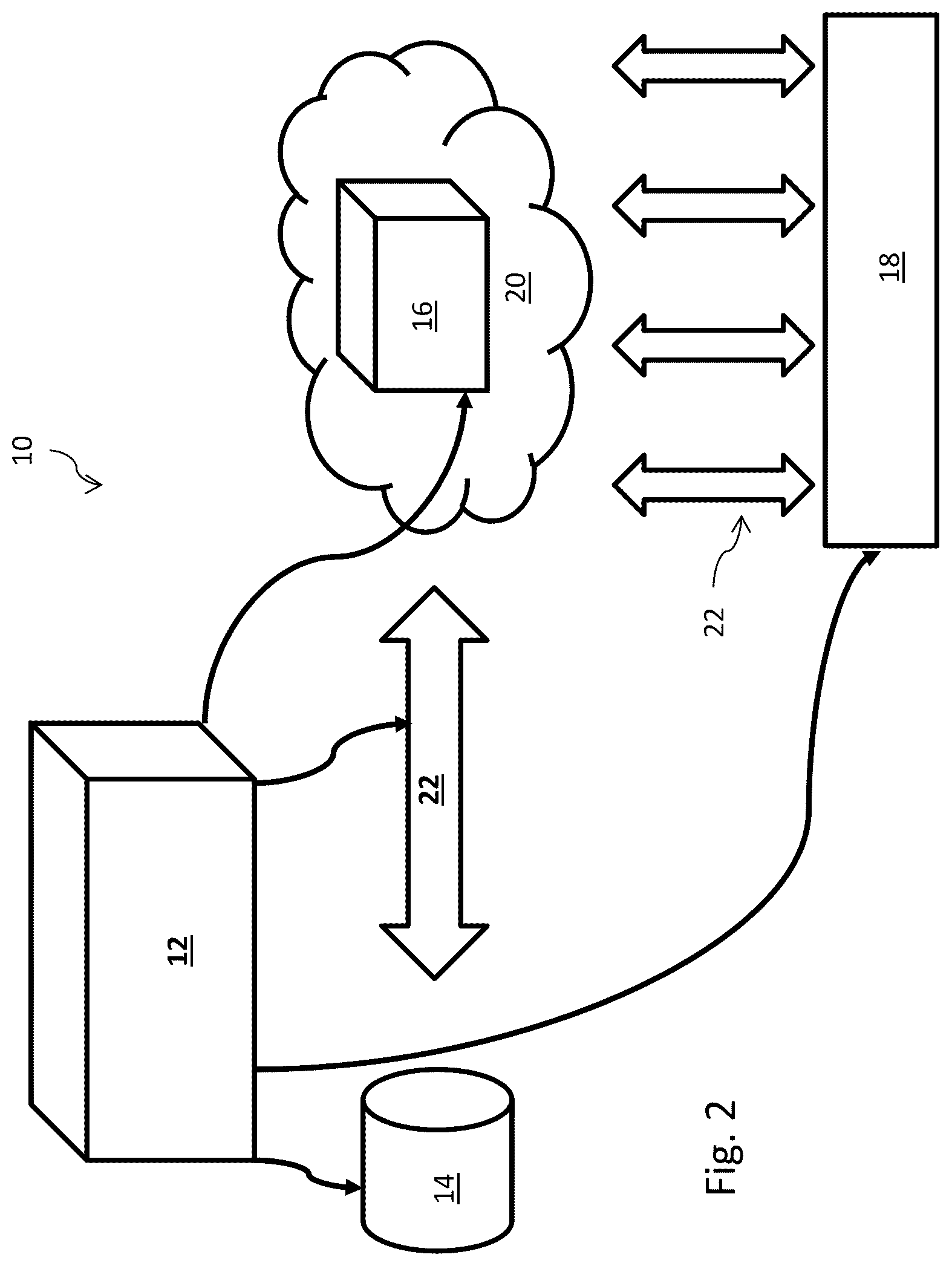 Patent US12368714 Figure 2 – Secure document storage system