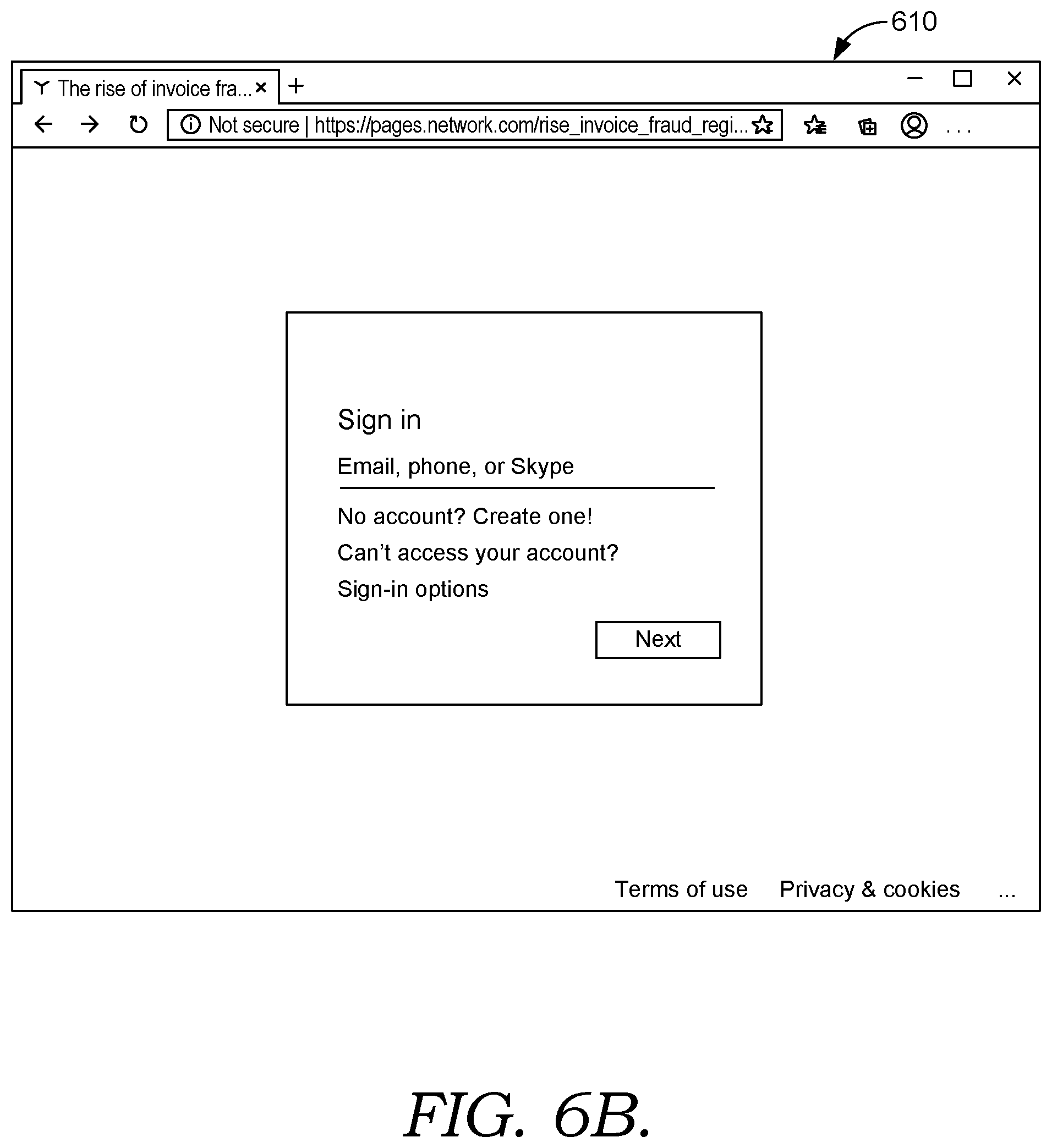Patent US12368754 Figure 11 – Snapshot phishing detection and threat analysis