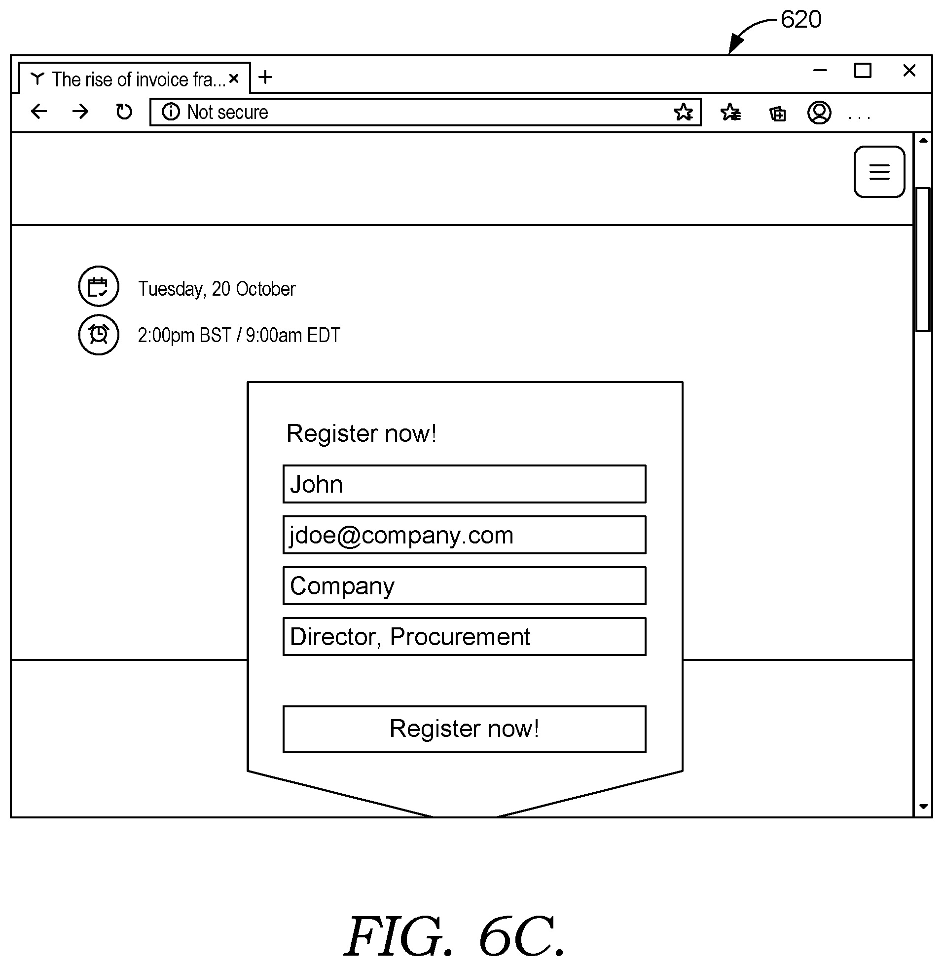 Patent US12368754 Figure 12 – Snapshot phishing detection and threat analysis
