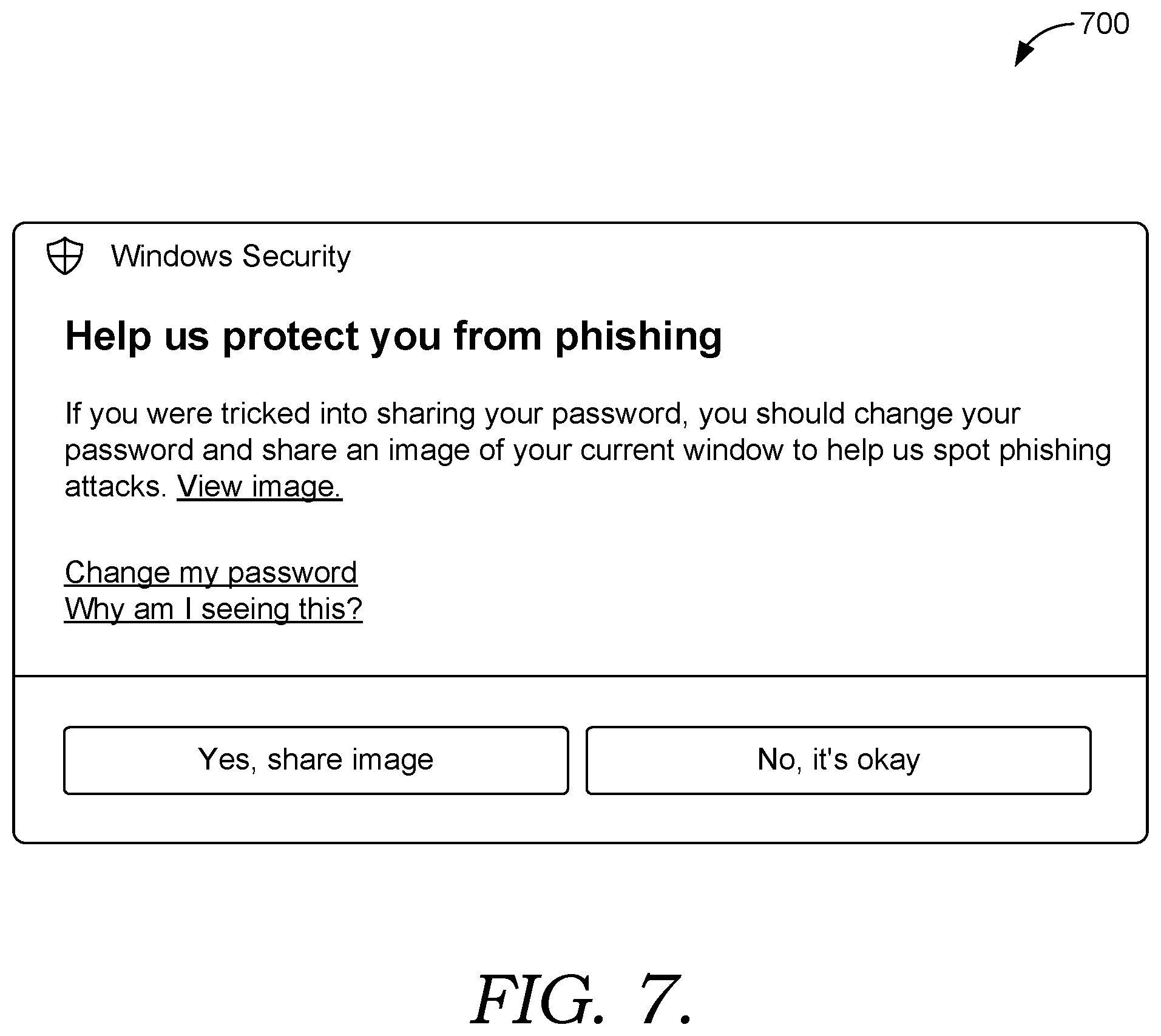 Patent US12368754 Figure 13 – Snapshot phishing detection and threat analysis
