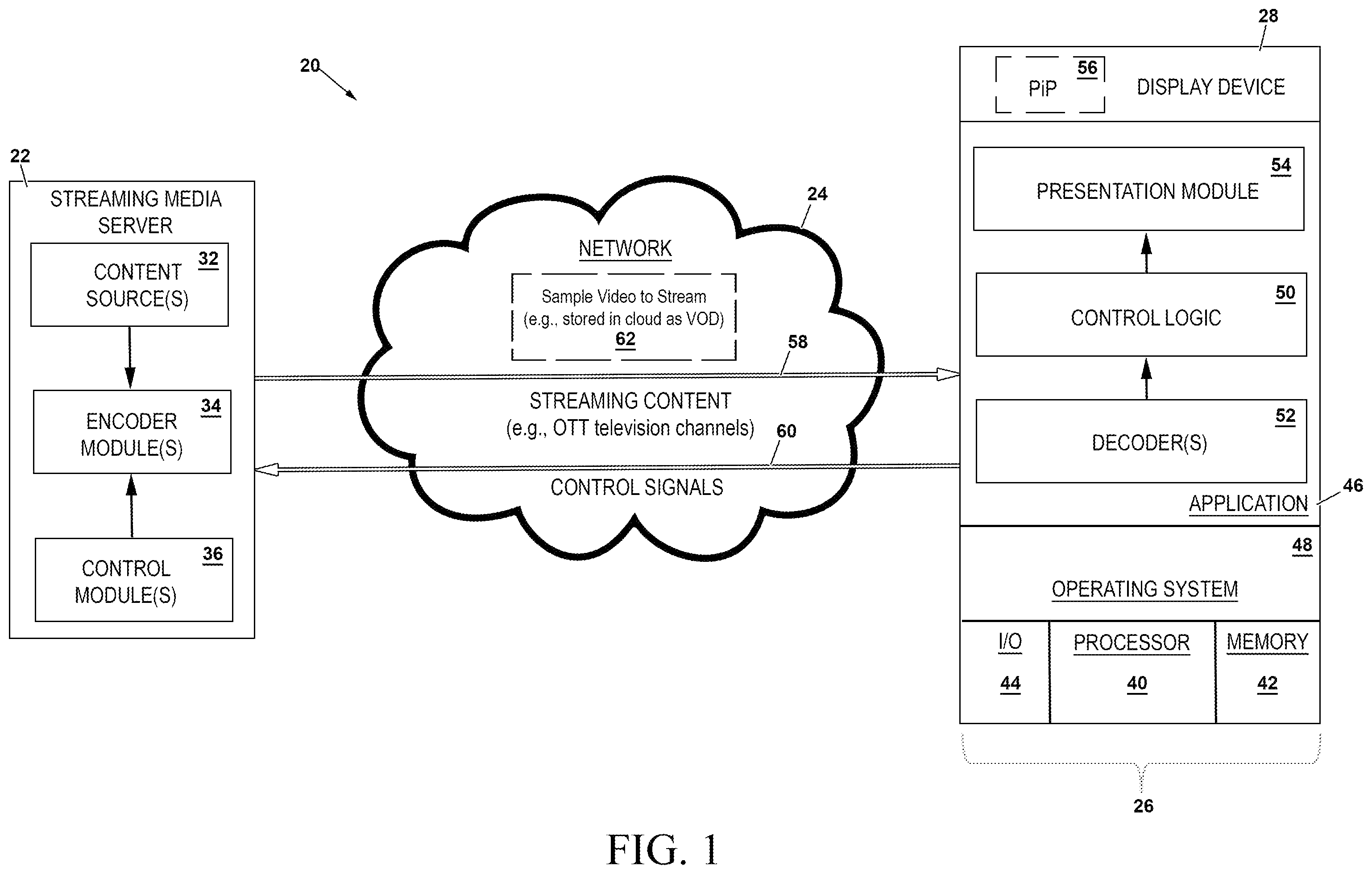 Patent US12368764 Figure 1 – Adaptive bitrate optimization upon video streaming initialization