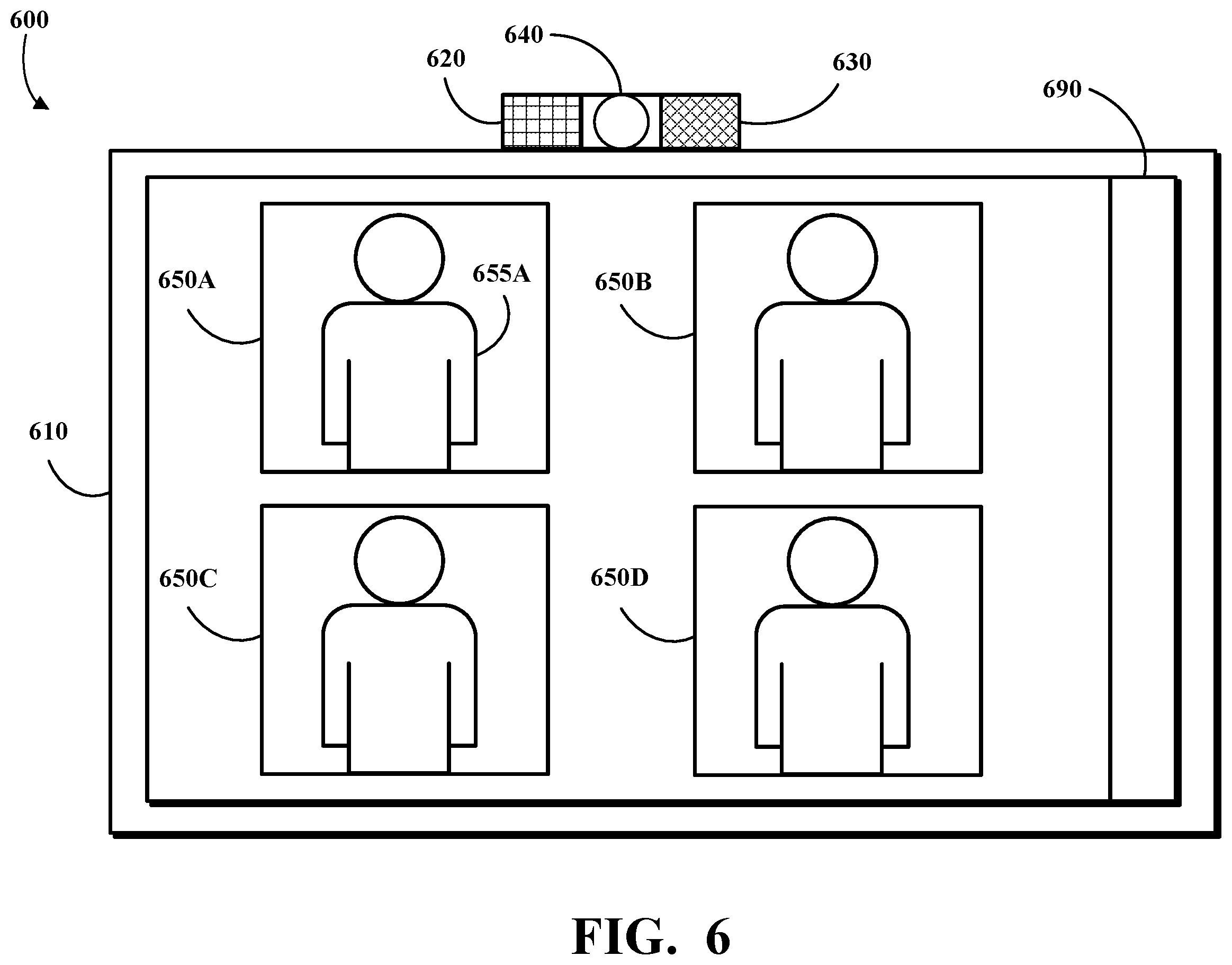 Patent US12368766 Figure 6 – Increasing quality associated with an audio output during a video conference