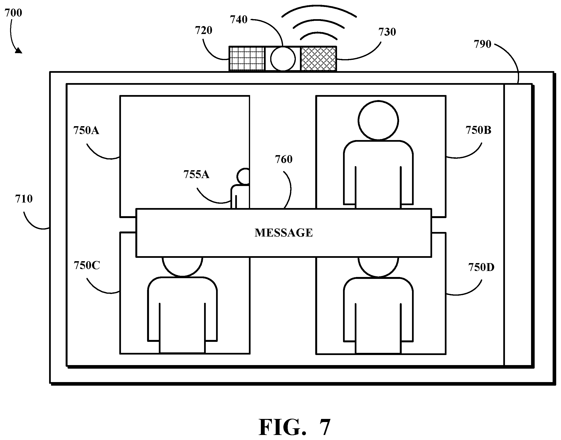Patent US12368766 Figure 7 – Increasing quality associated with an audio output during a video conference