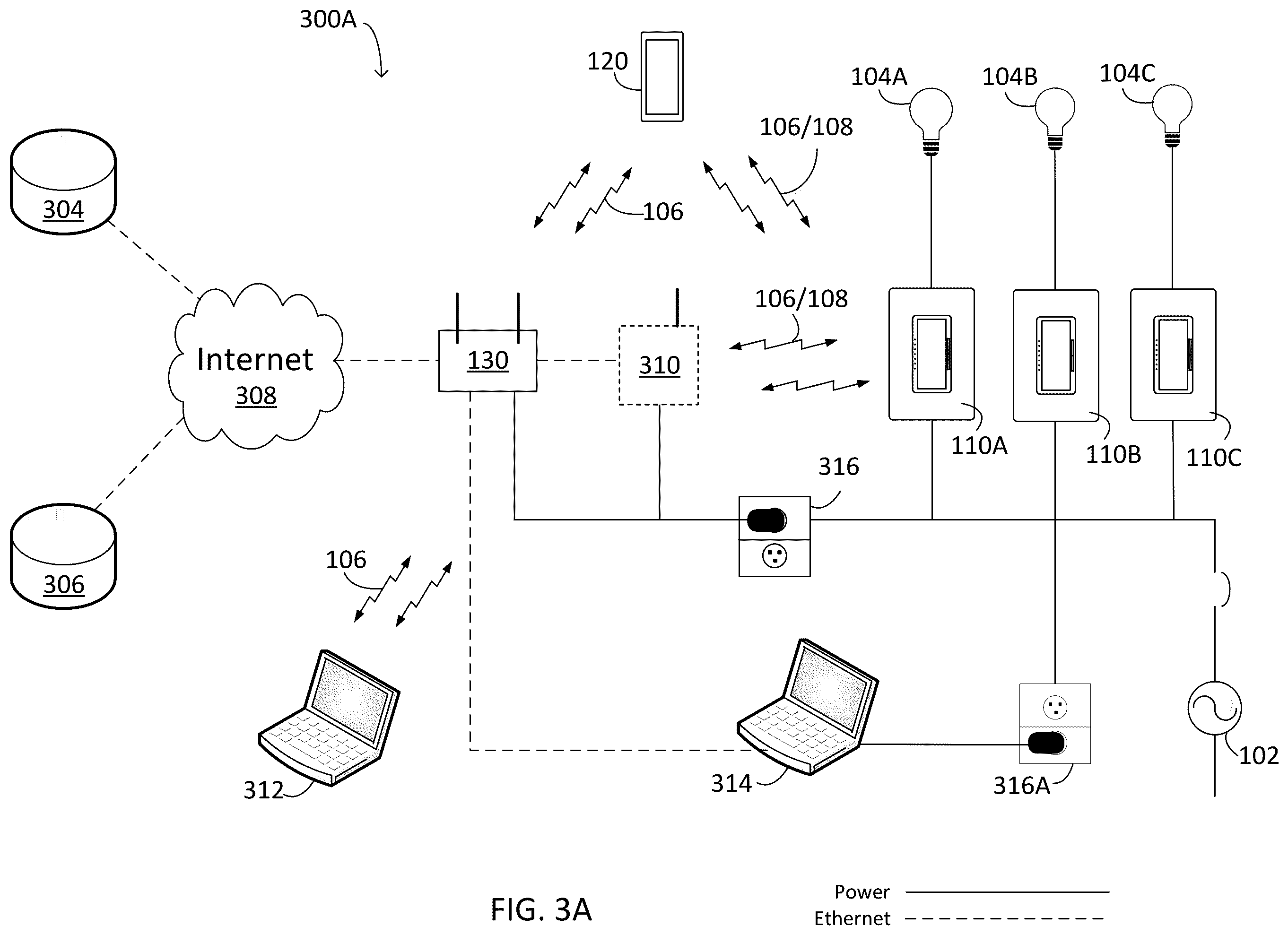 Patent US12368791 Figure 3 – Multiple network access load control devices
