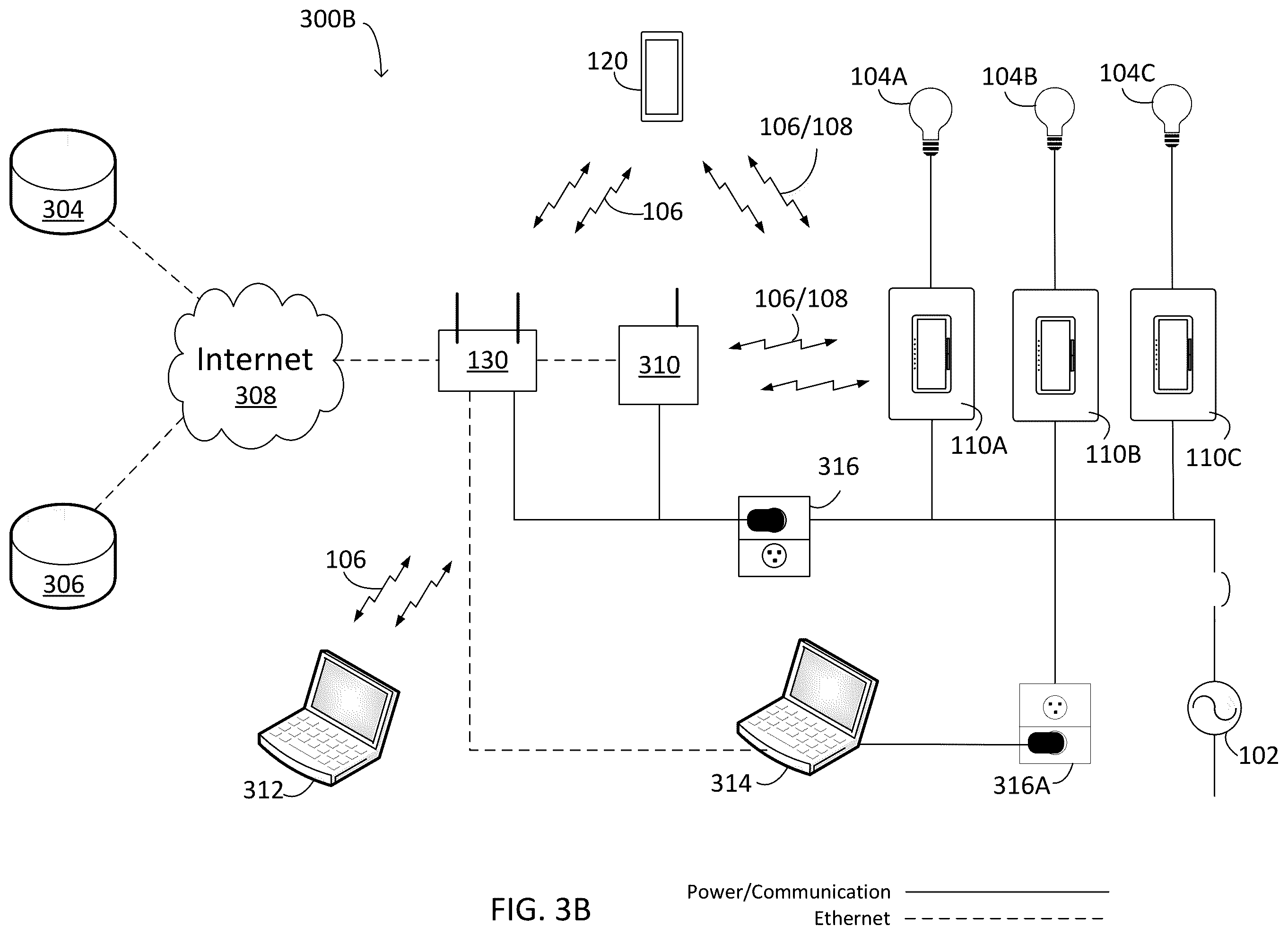 Patent US12368791 Figure 4 – Multiple network access load control devices