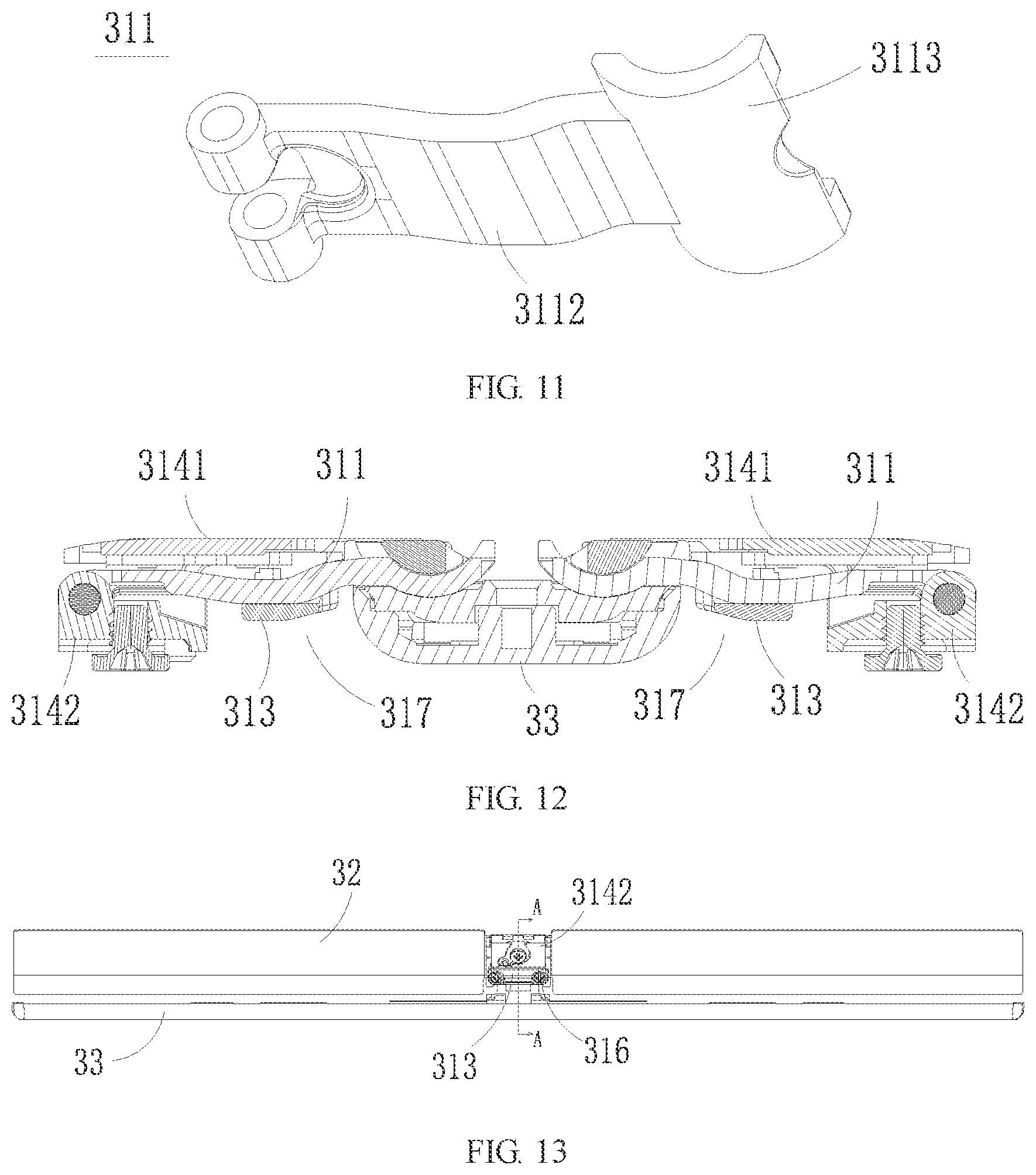Patent US12368792 Figure 6 – Rotating shaft assembly and electronic device