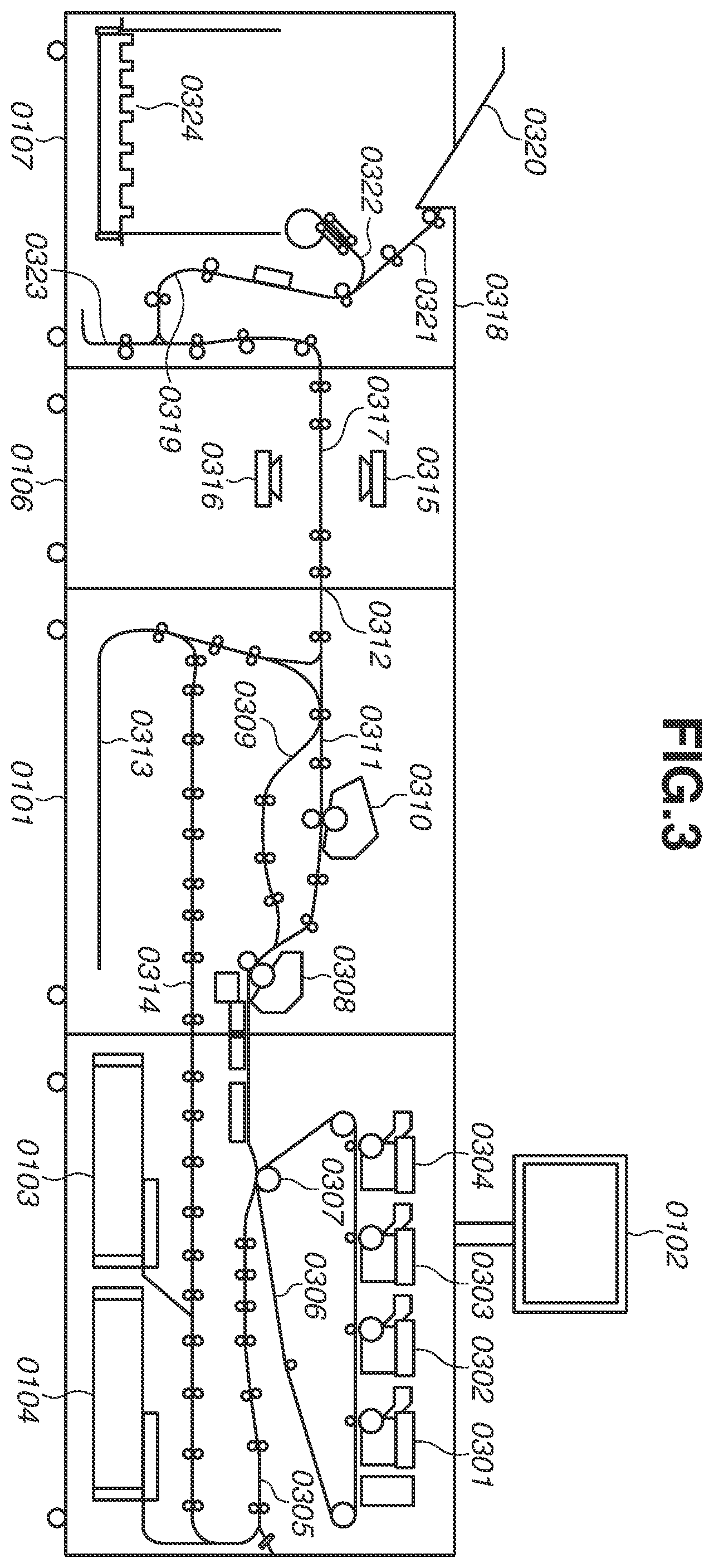 Patent US12368806 Figure 3 – Inspection system and control method of inspection system