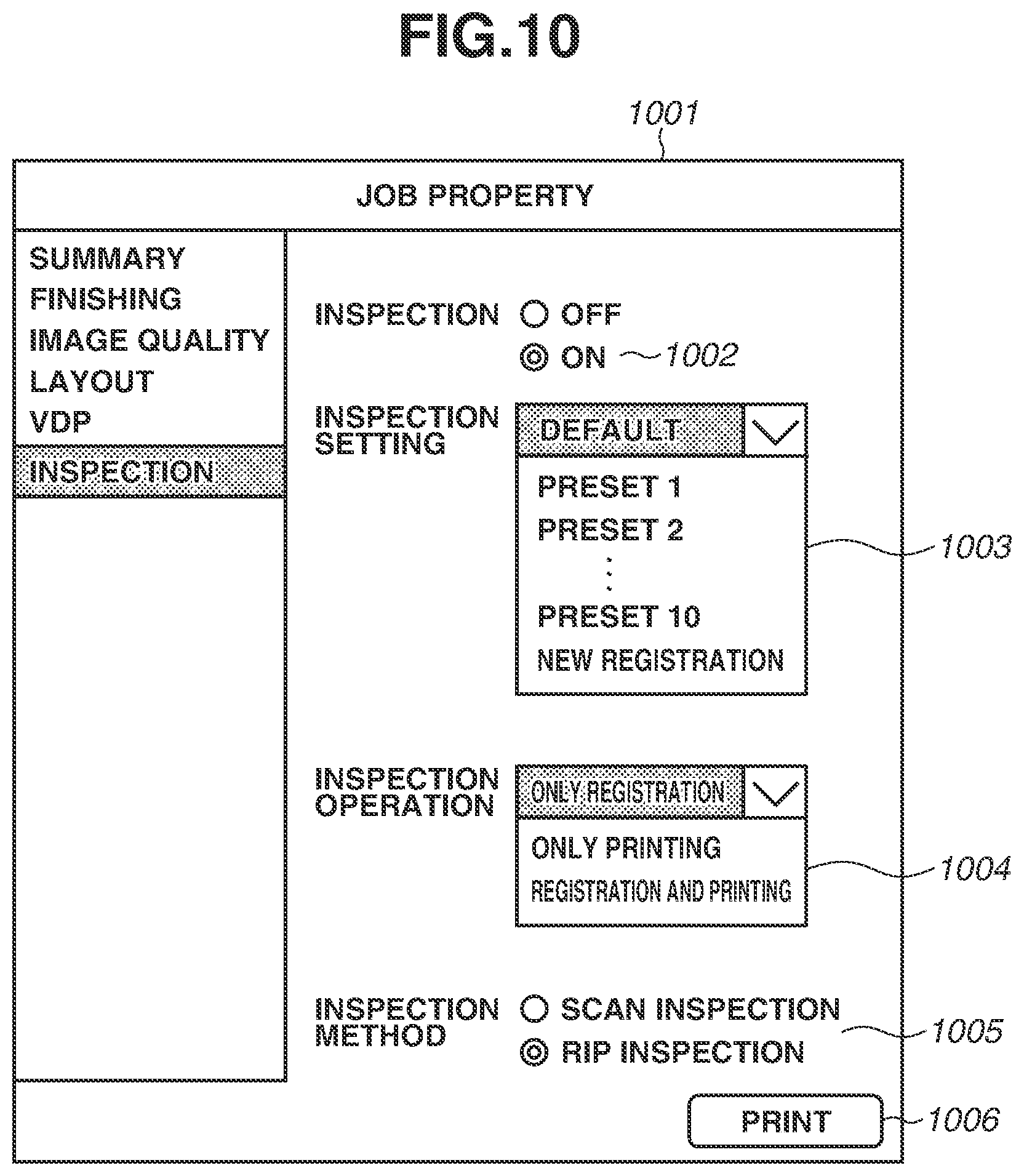 Patent US12368806 Figure 10 – Inspection system and control method of inspection system