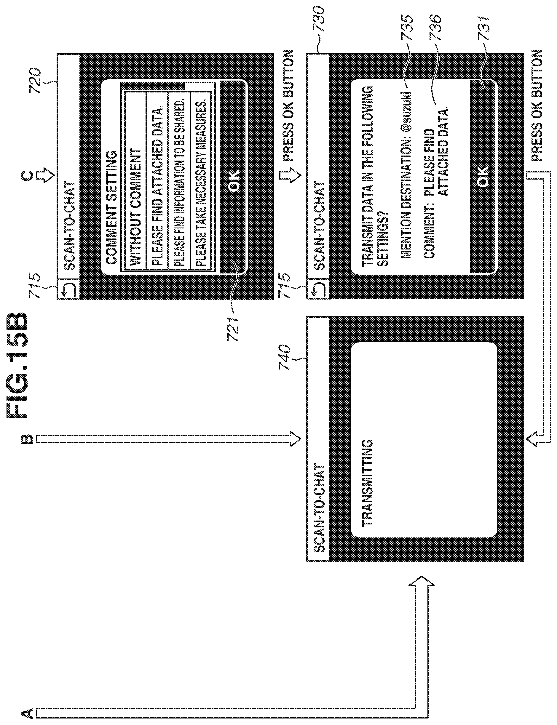 Patent US12368807 Figure 16 – Image processing apparatus for setting a notification destination user when an image is shared by a chat service