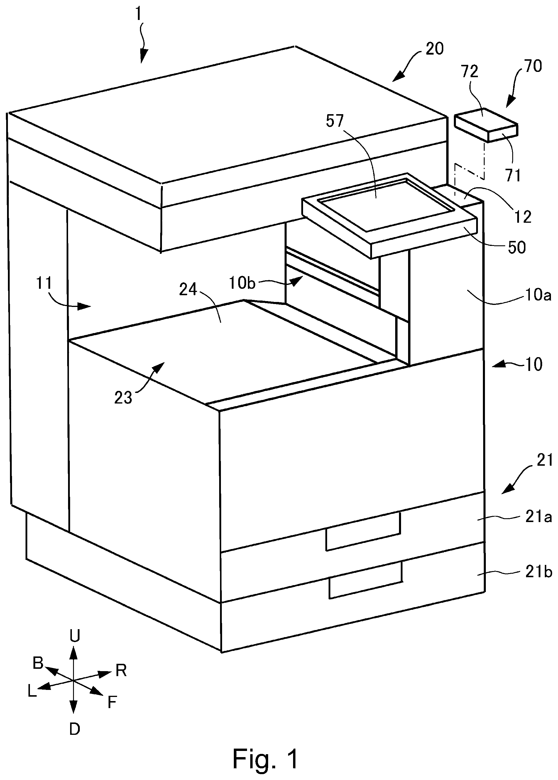Patent US12368809 Figure 1 – Input device and image forming apparatus