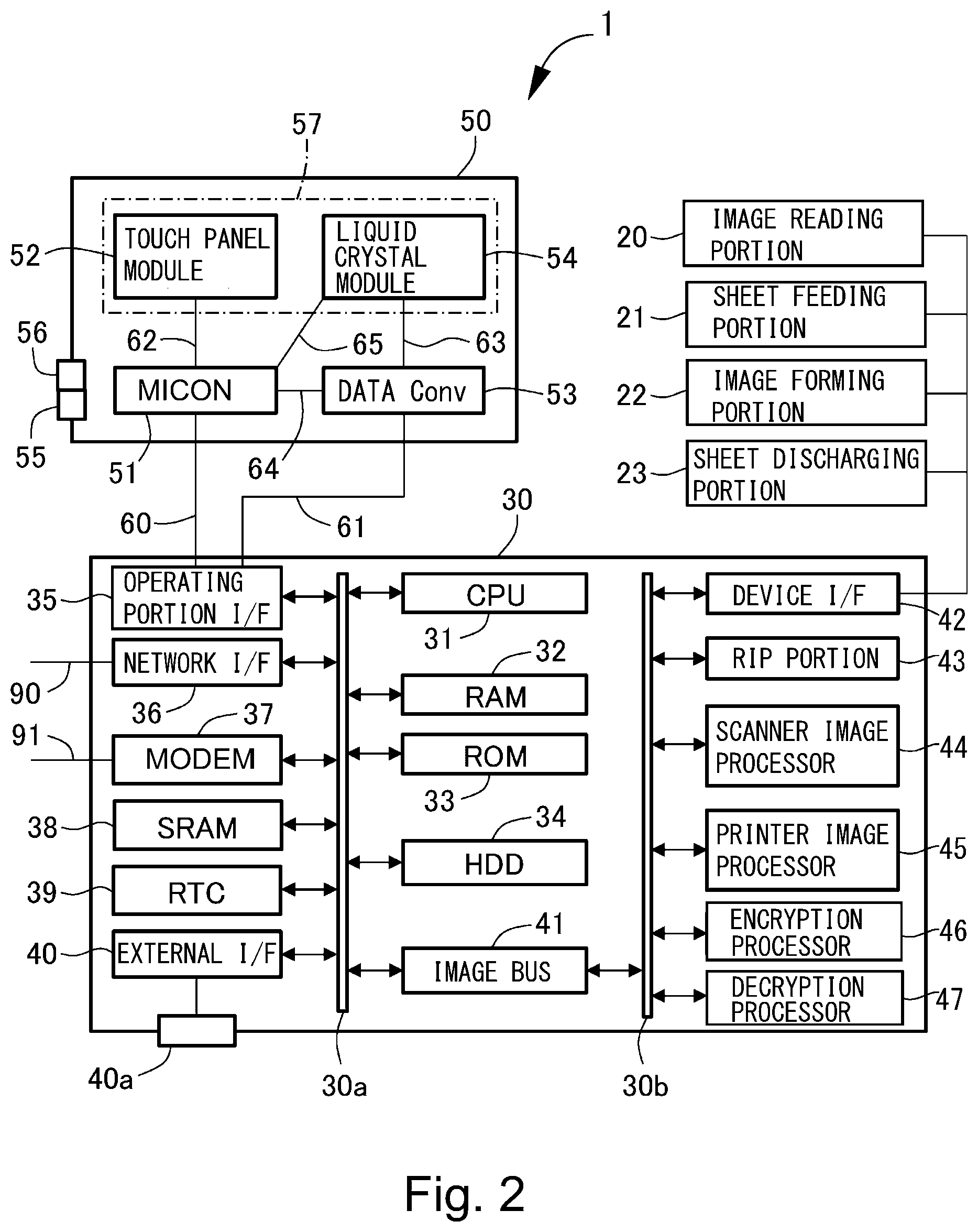 Patent US12368809 Figure 2 – Input device and image forming apparatus