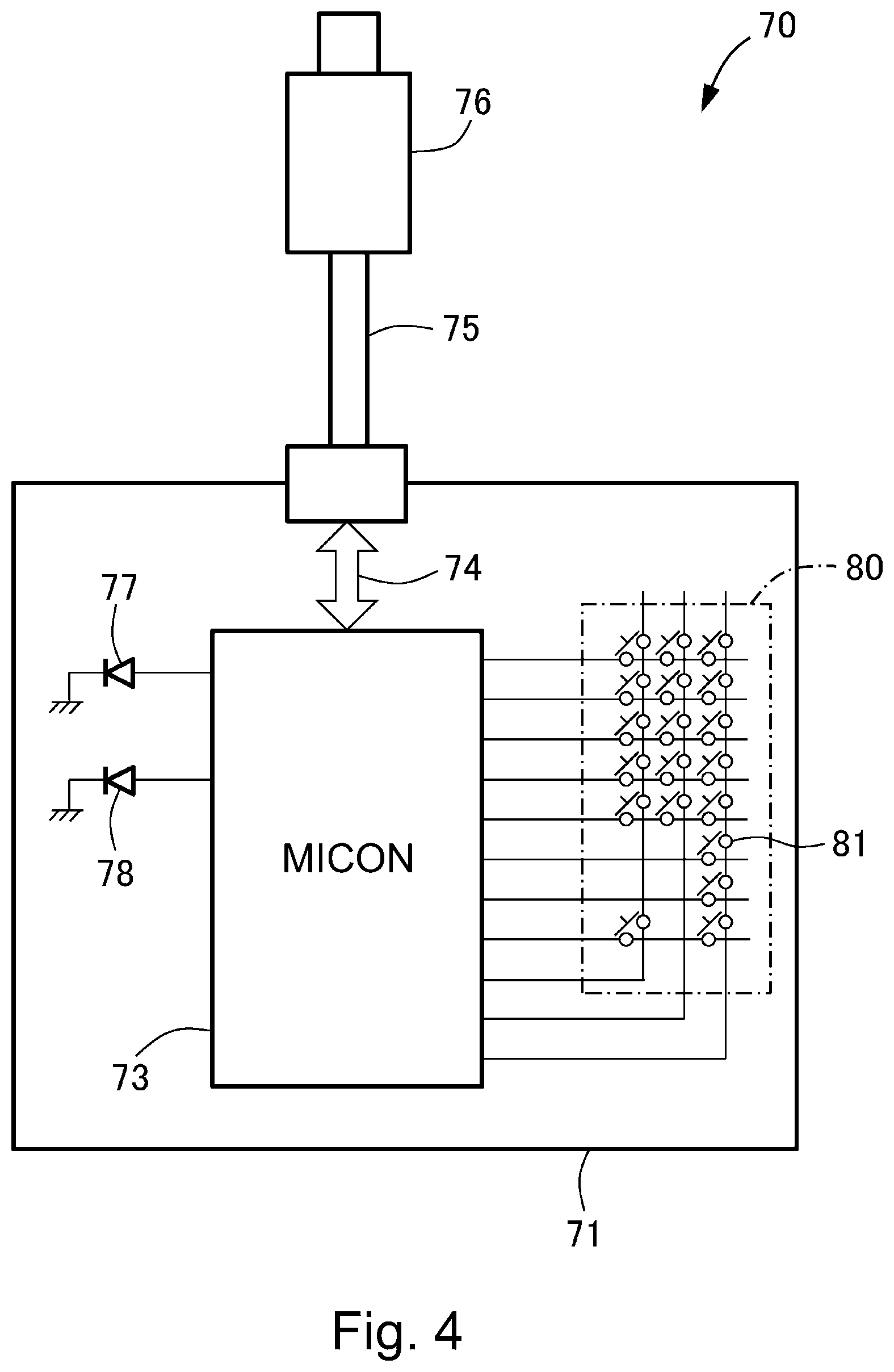 Patent US12368809 Figure 4 – Input device and image forming apparatus