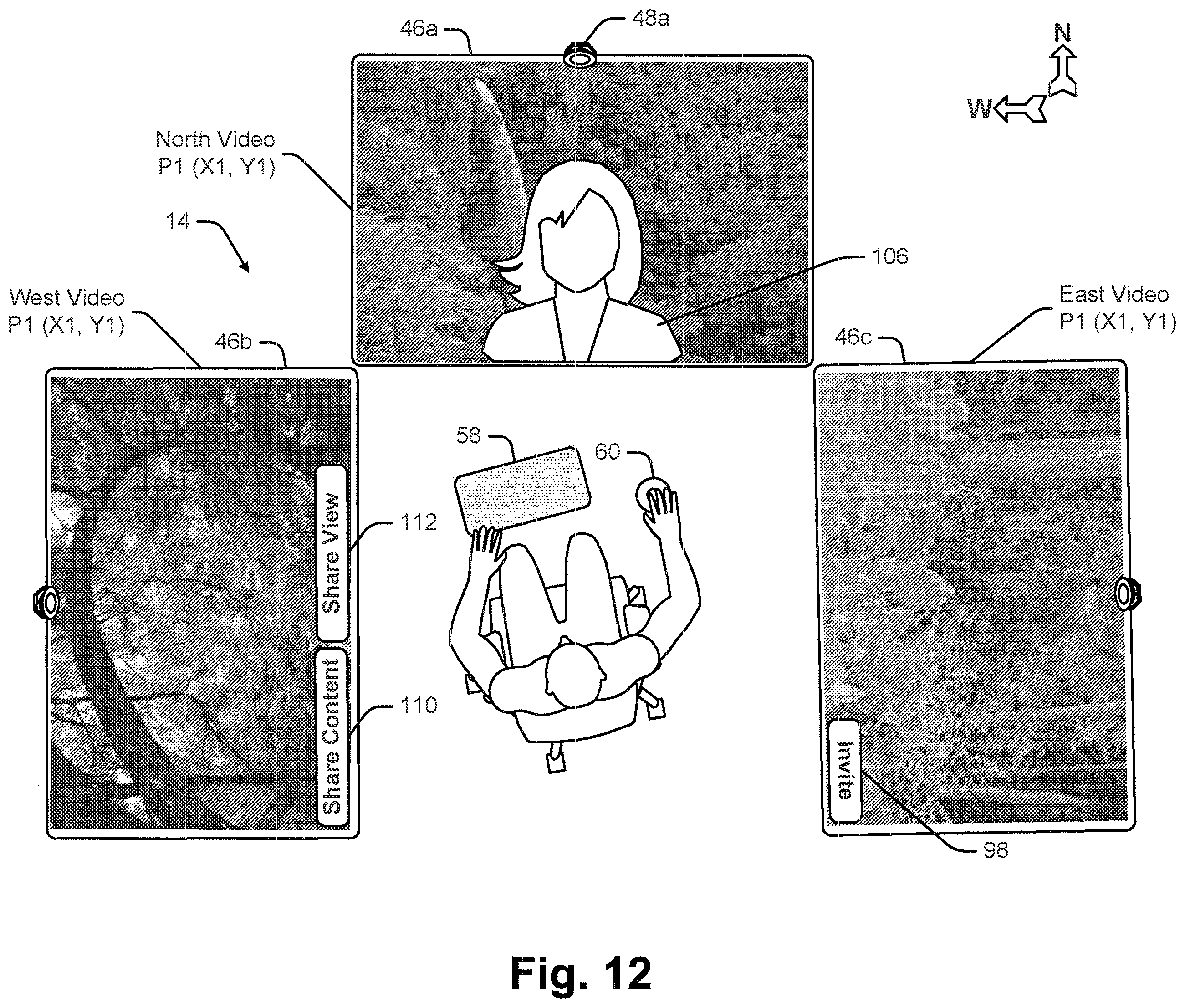 Patent US12368817 Figure 12 – Virtual world method and system for affecting mind state