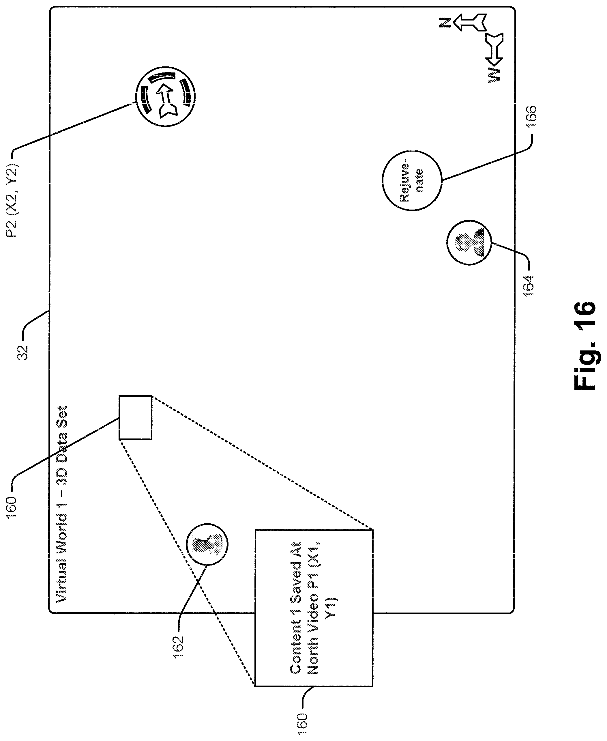 Patent US12368817 Figure 16 – Virtual world method and system for affecting mind state