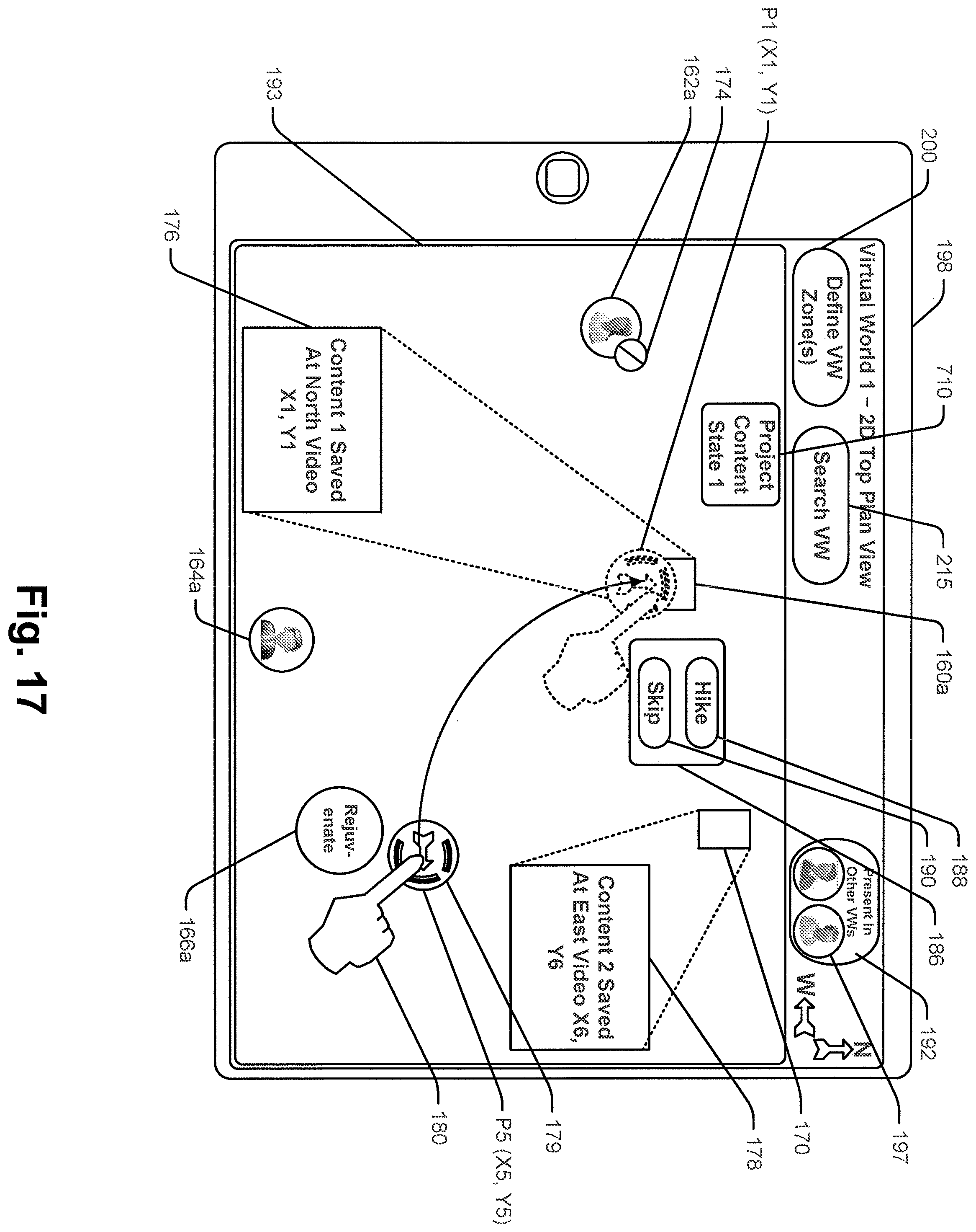 Patent US12368817 Figure 17 – Virtual world method and system for affecting mind state