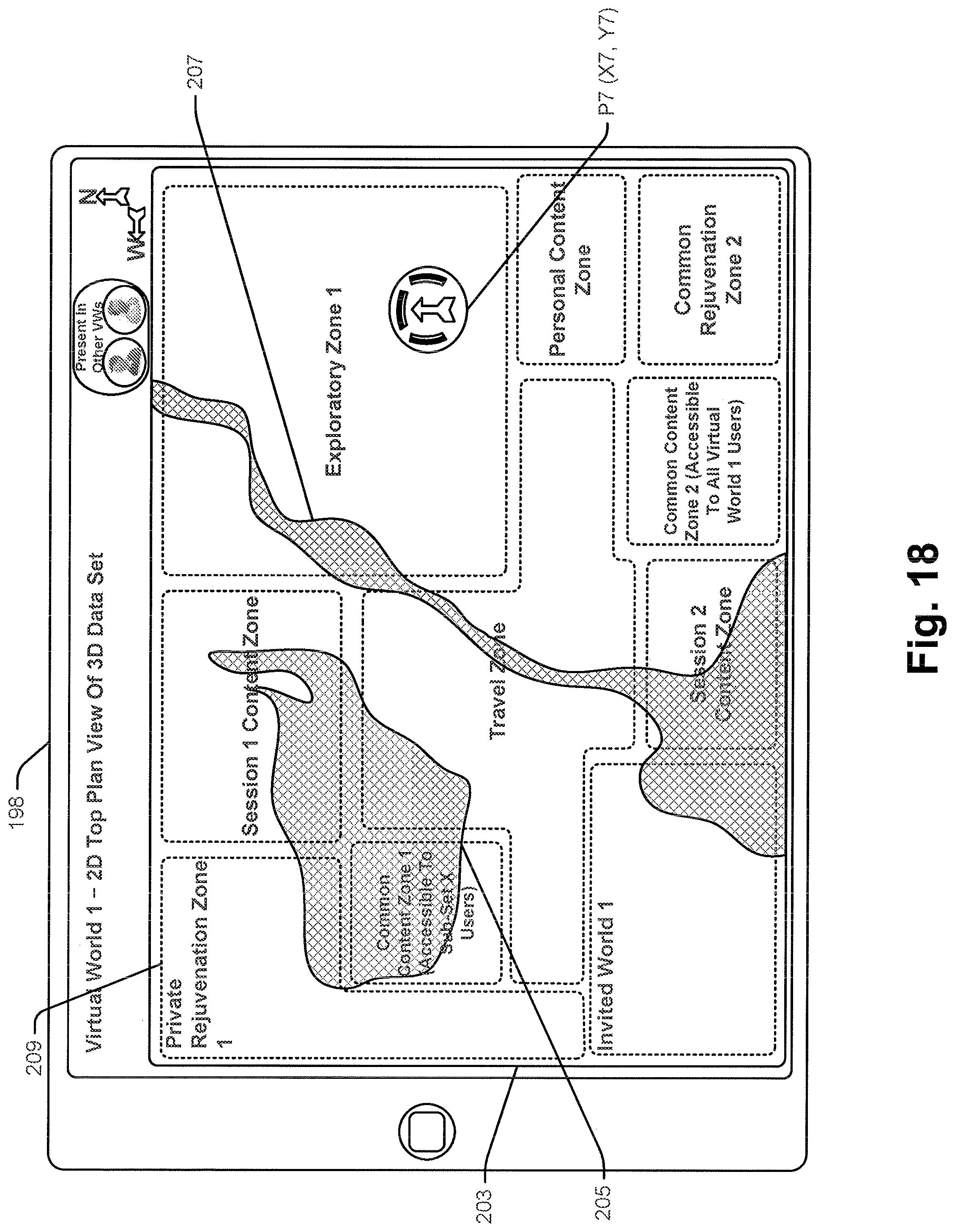 Patent US12368817 Figure 18 – Virtual world method and system for affecting mind state