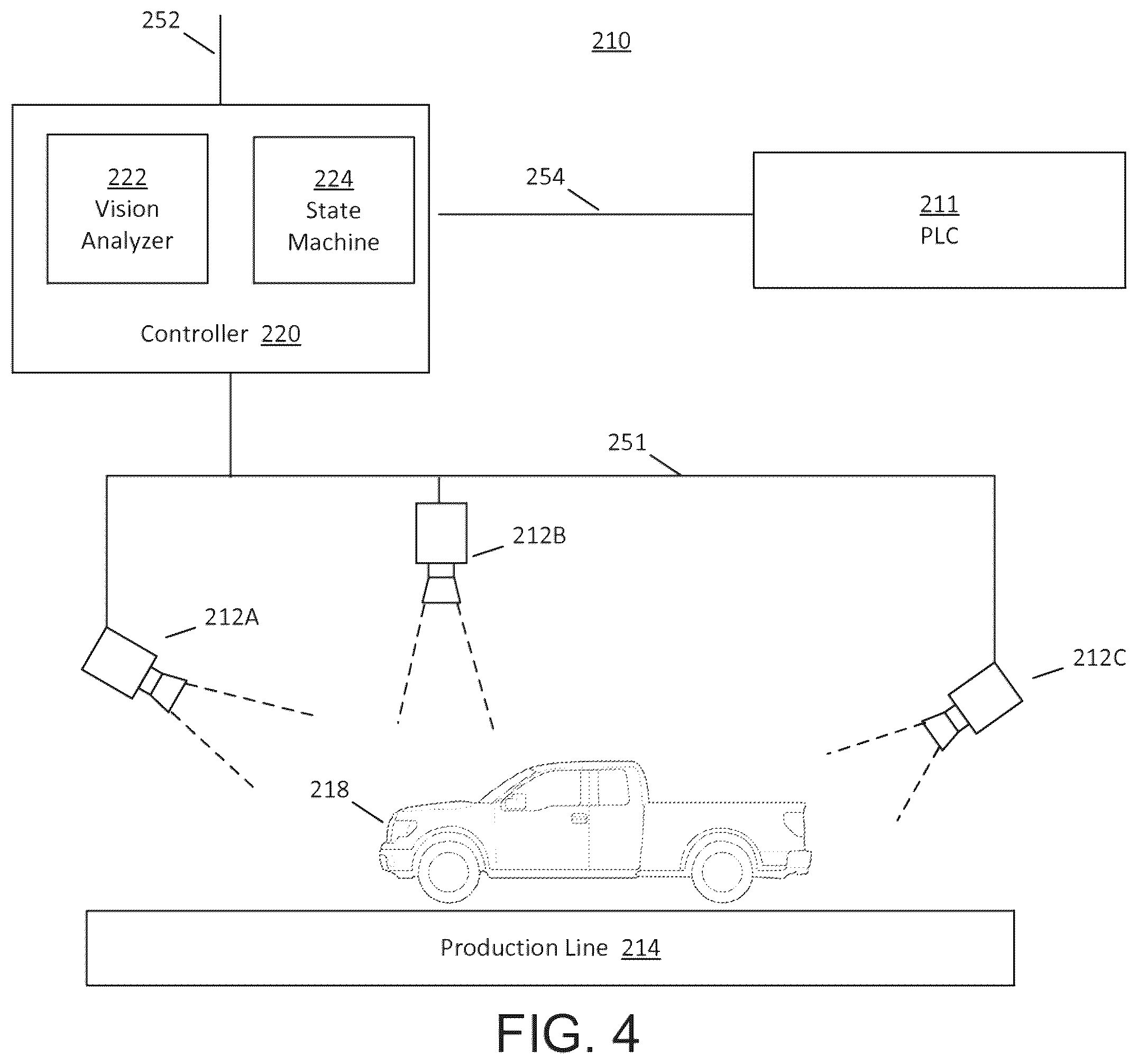Patent US12368824 Figure 4 – Machine-vision system and method for remote quality inspection of a product