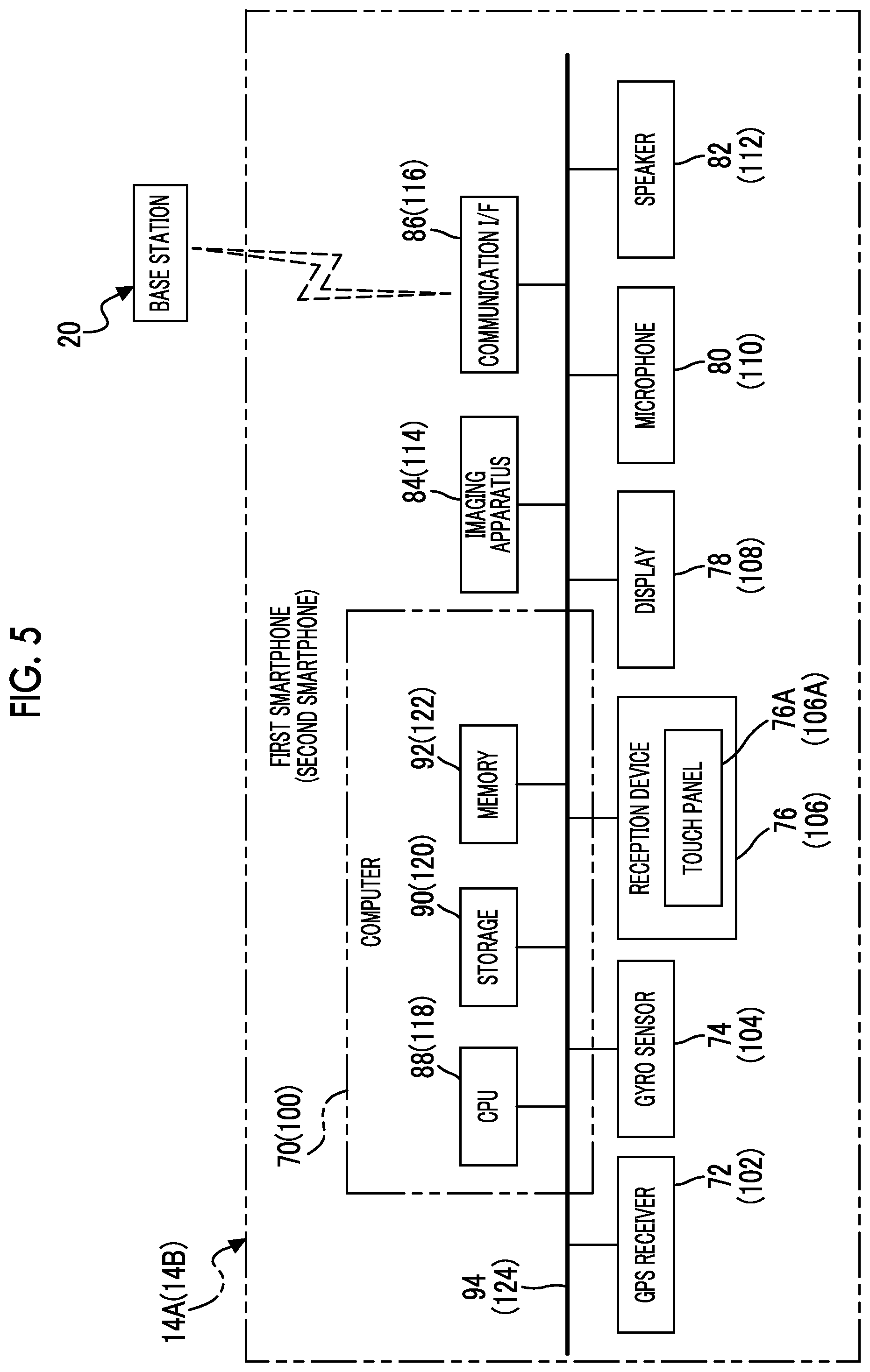 Patent US12368835 Figure 5 – Display control device, display control method, and program