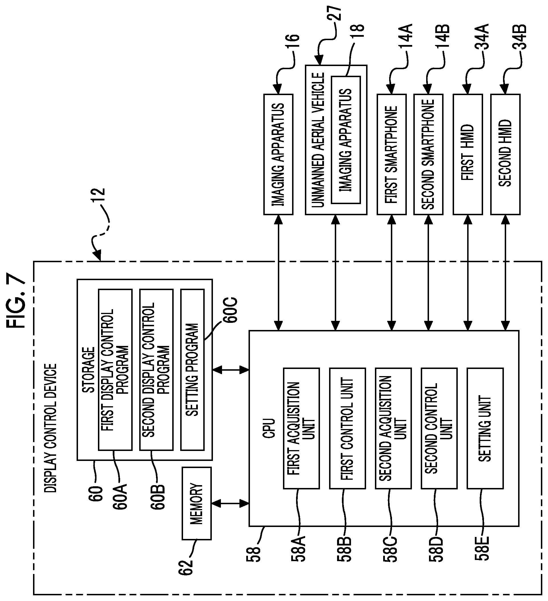 Patent US12368835 Figure 7 – Display control device, display control method, and program